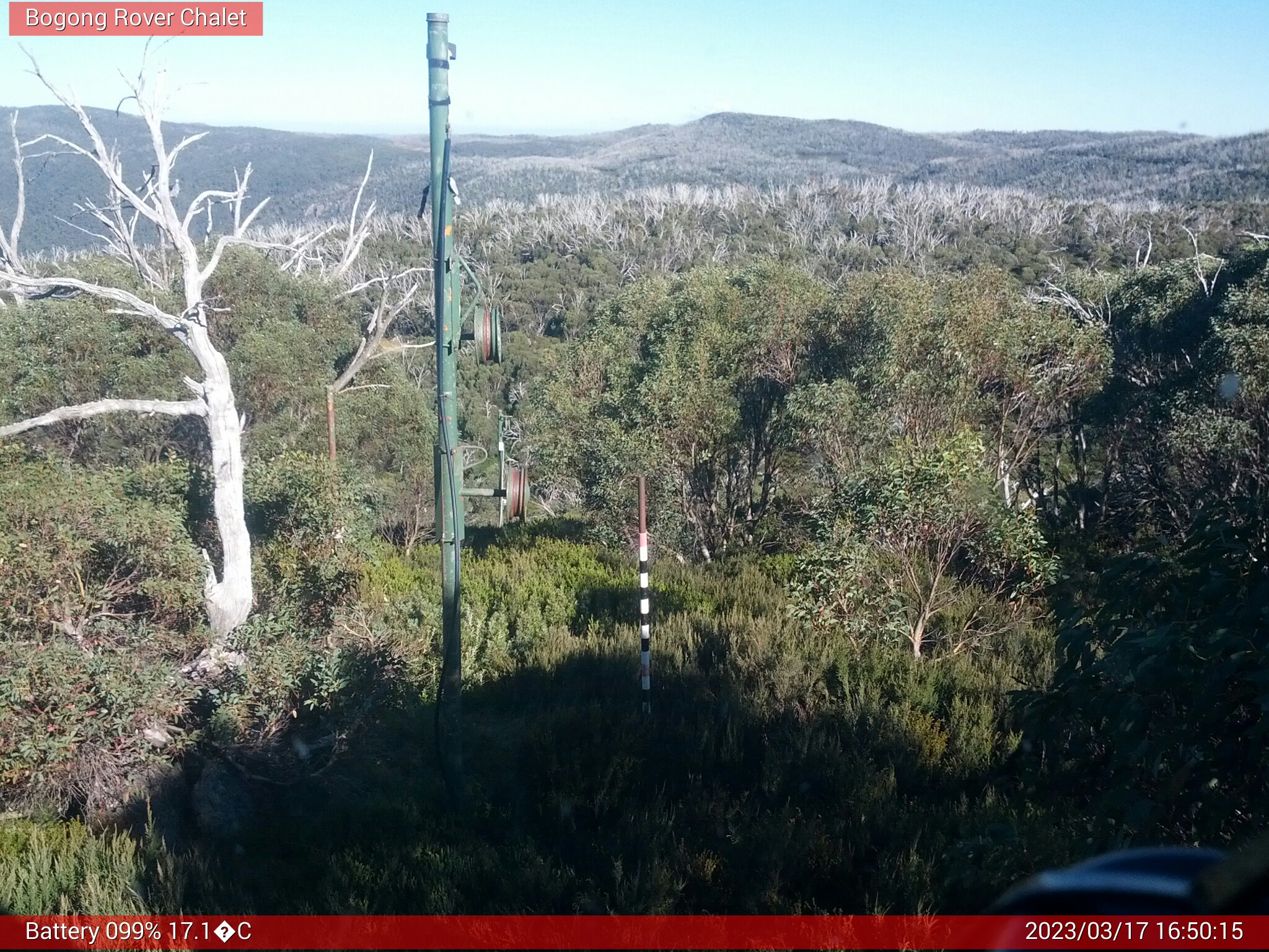 Bogong Web Cam 4:50pm Friday 17th of March 2023