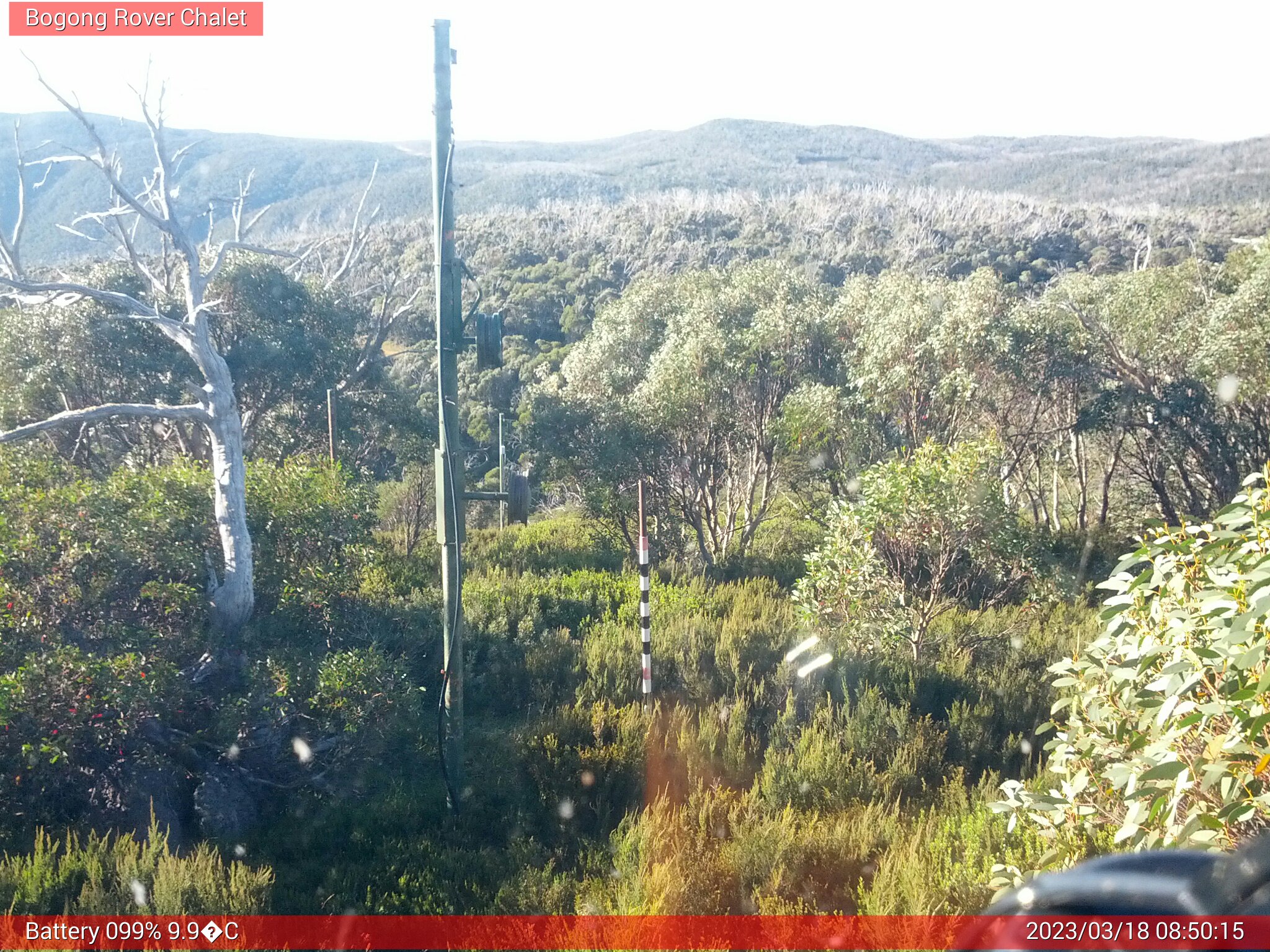 Bogong Web Cam 8:50am Saturday 18th of March 2023