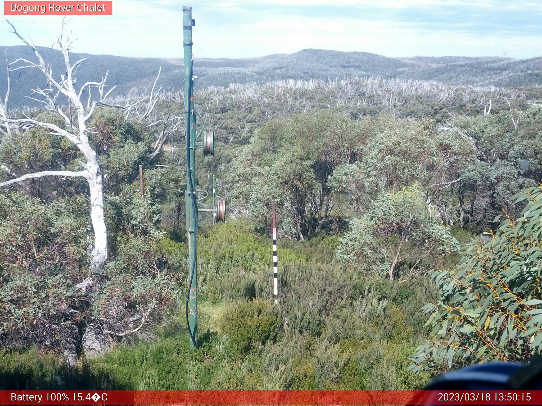 Bogong Web Cam 1:50pm Saturday 18th of March 2023