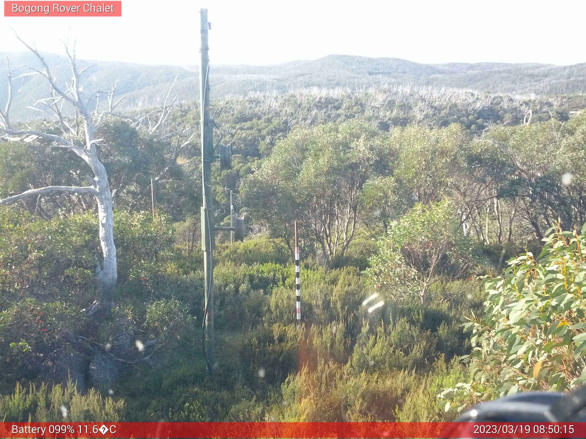 Bogong Web Cam 8:50am Sunday 19th of March 2023