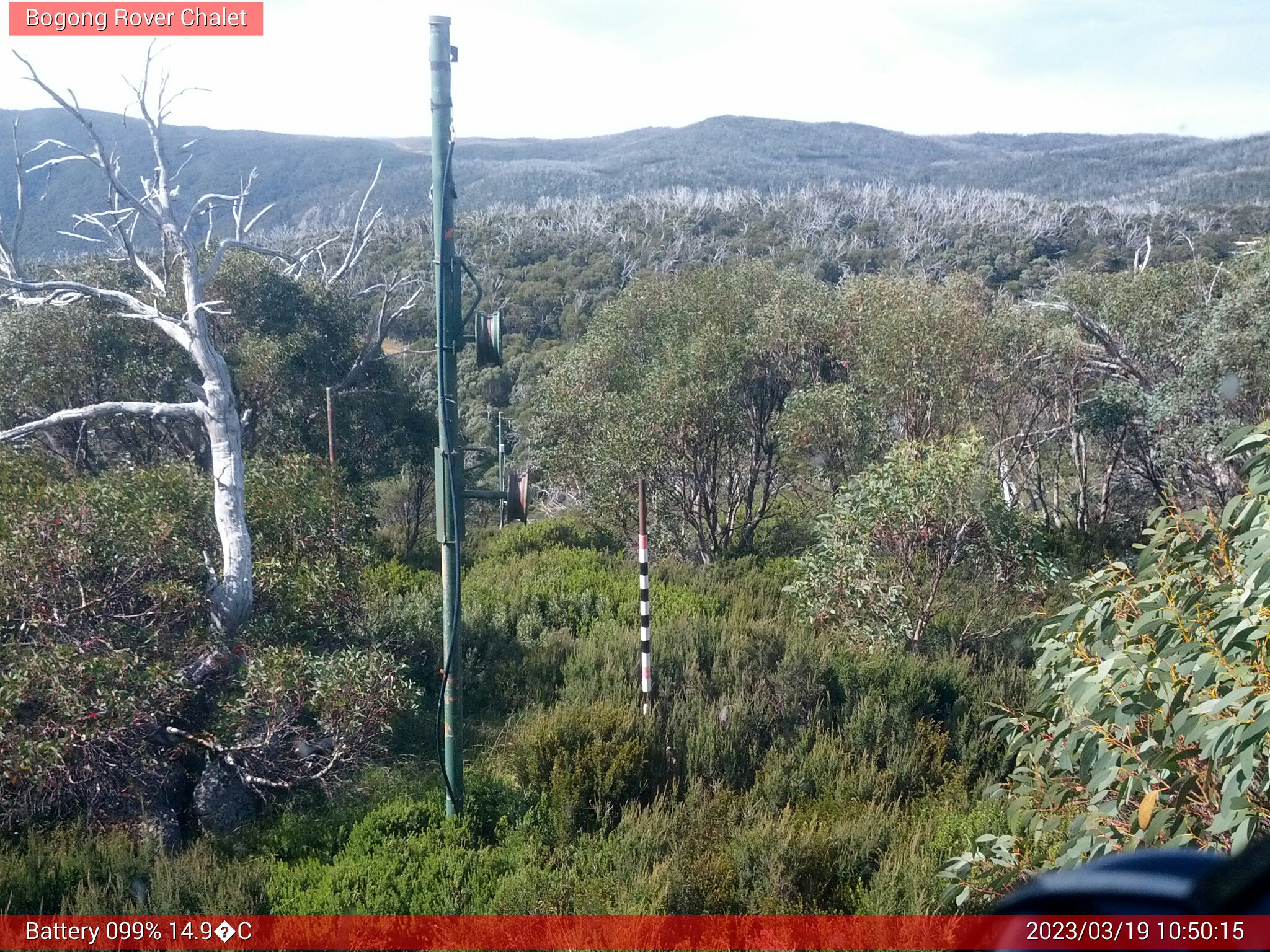 Bogong Web Cam 10:50am Sunday 19th of March 2023