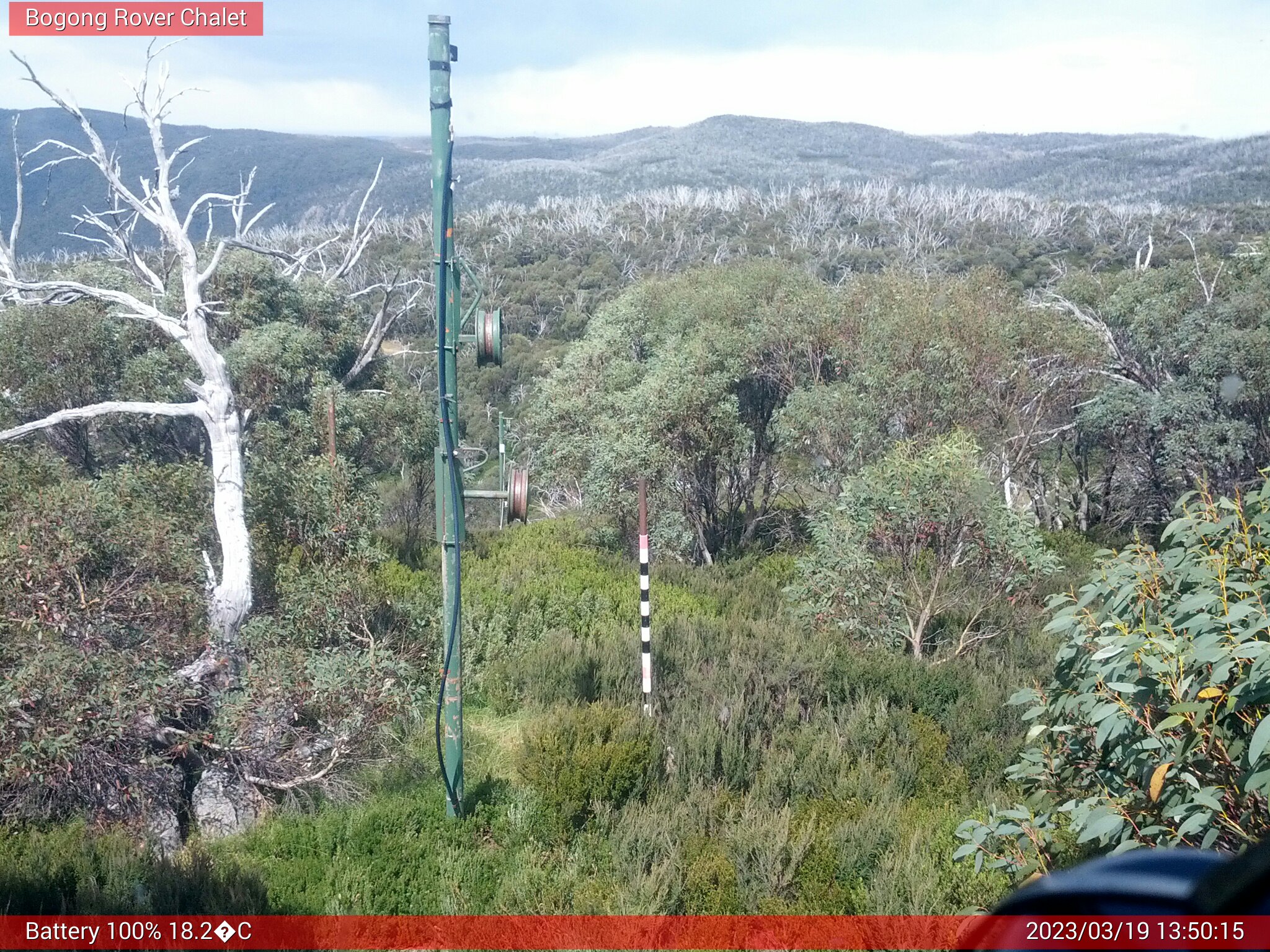 Bogong Web Cam 1:50pm Sunday 19th of March 2023