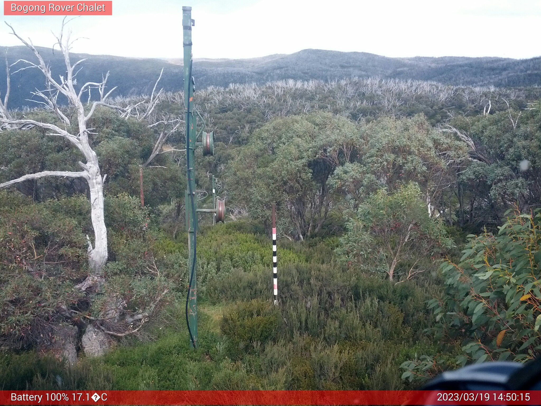 Bogong Web Cam 2:50pm Sunday 19th of March 2023