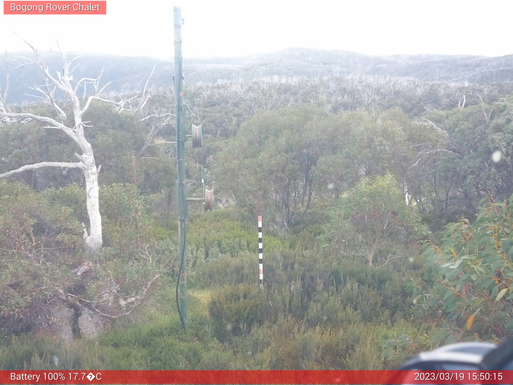 Bogong Web Cam 3:50pm Sunday 19th of March 2023