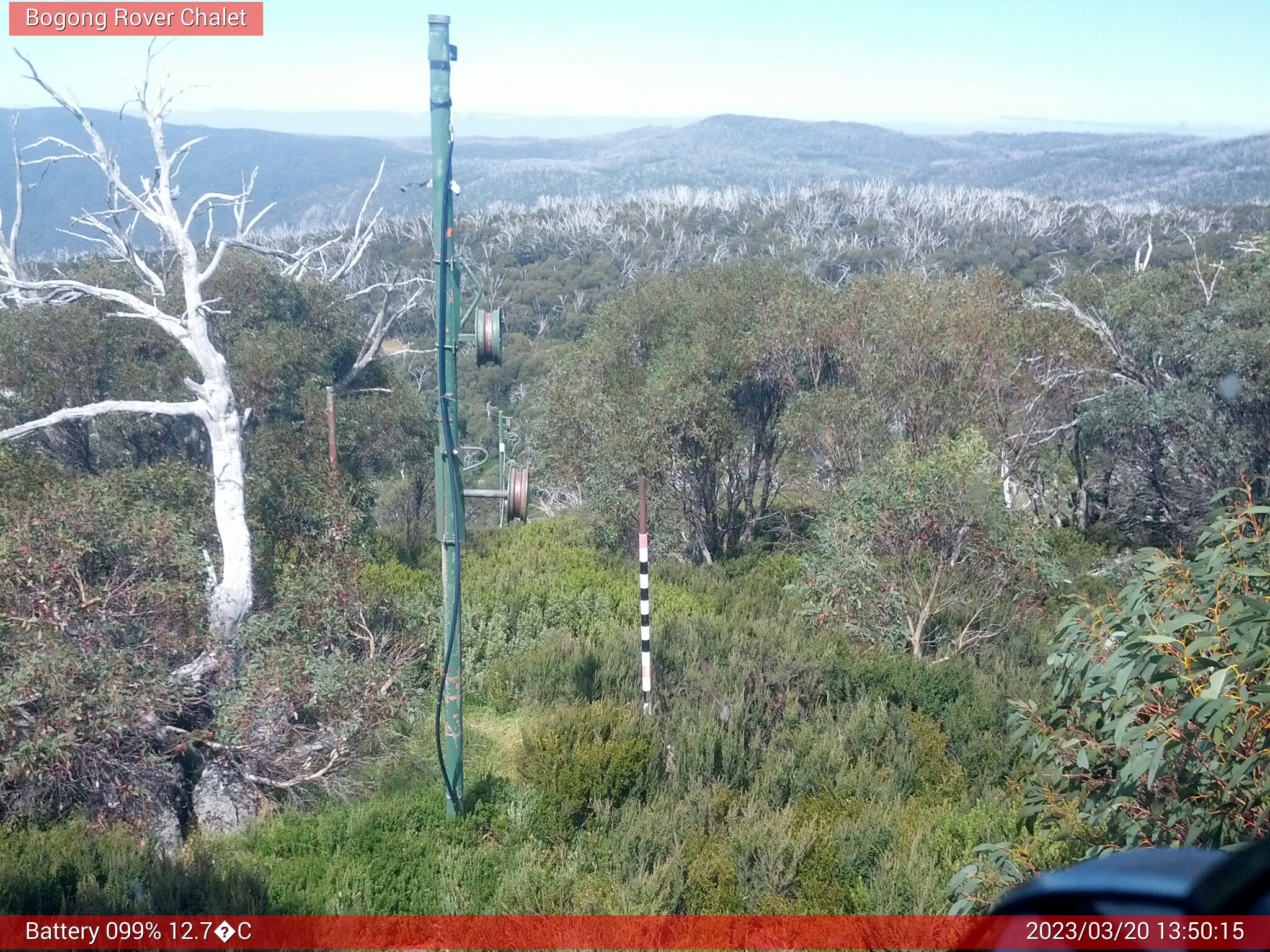 Bogong Web Cam 1:50pm Monday 20th of March 2023