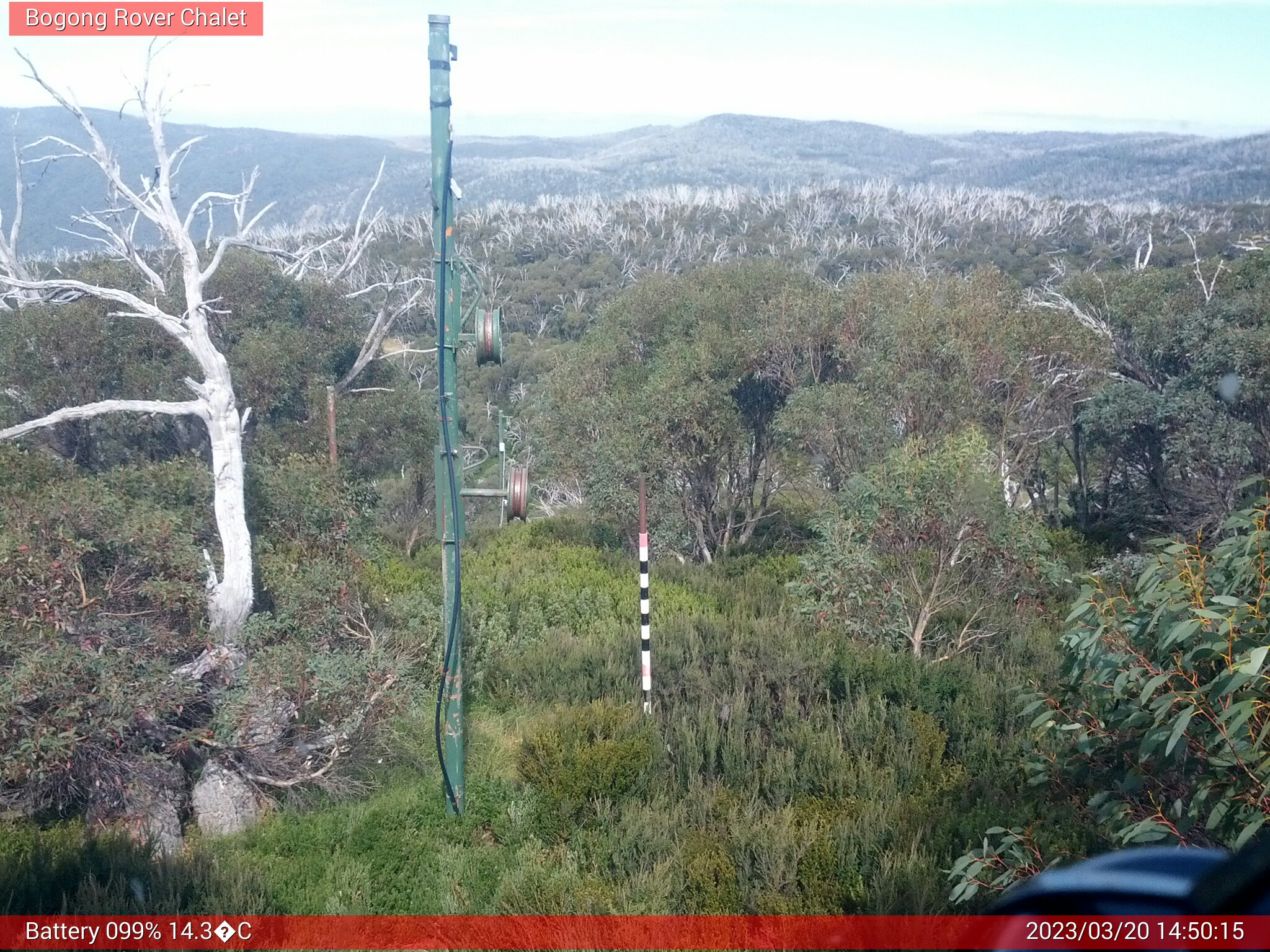 Bogong Web Cam 2:50pm Monday 20th of March 2023