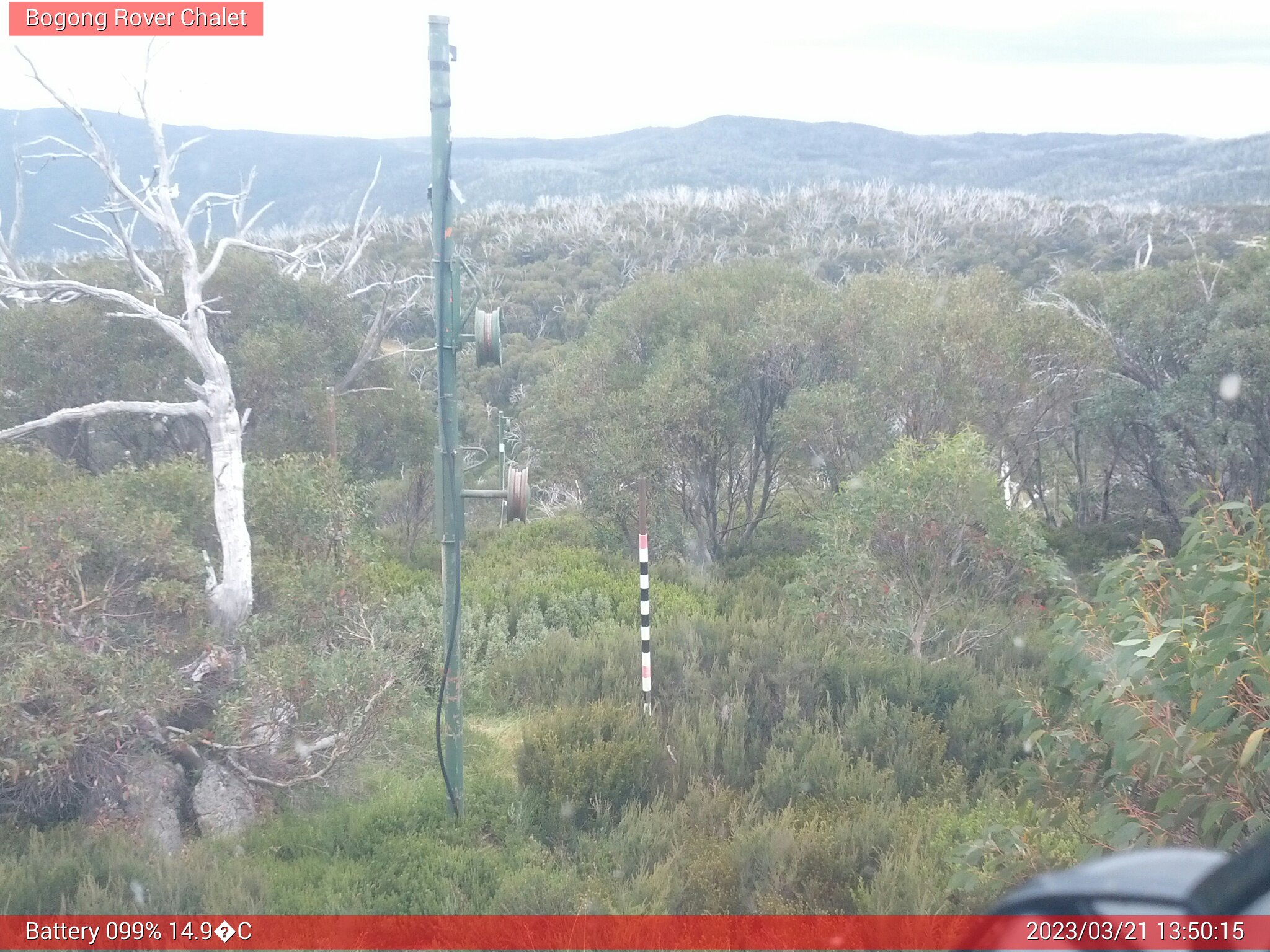 Bogong Web Cam 1:50pm Tuesday 21st of March 2023