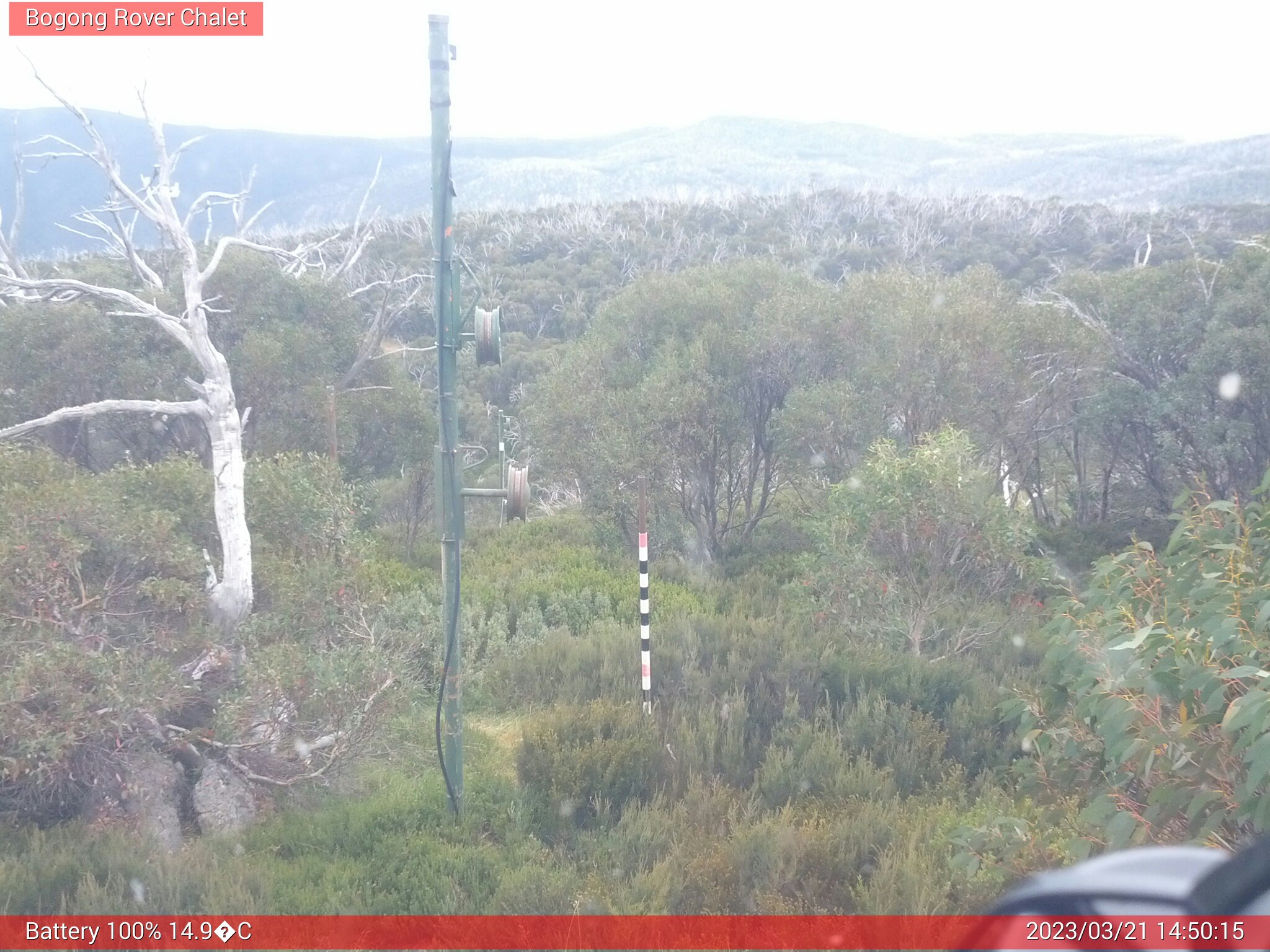 Bogong Web Cam 2:50pm Tuesday 21st of March 2023