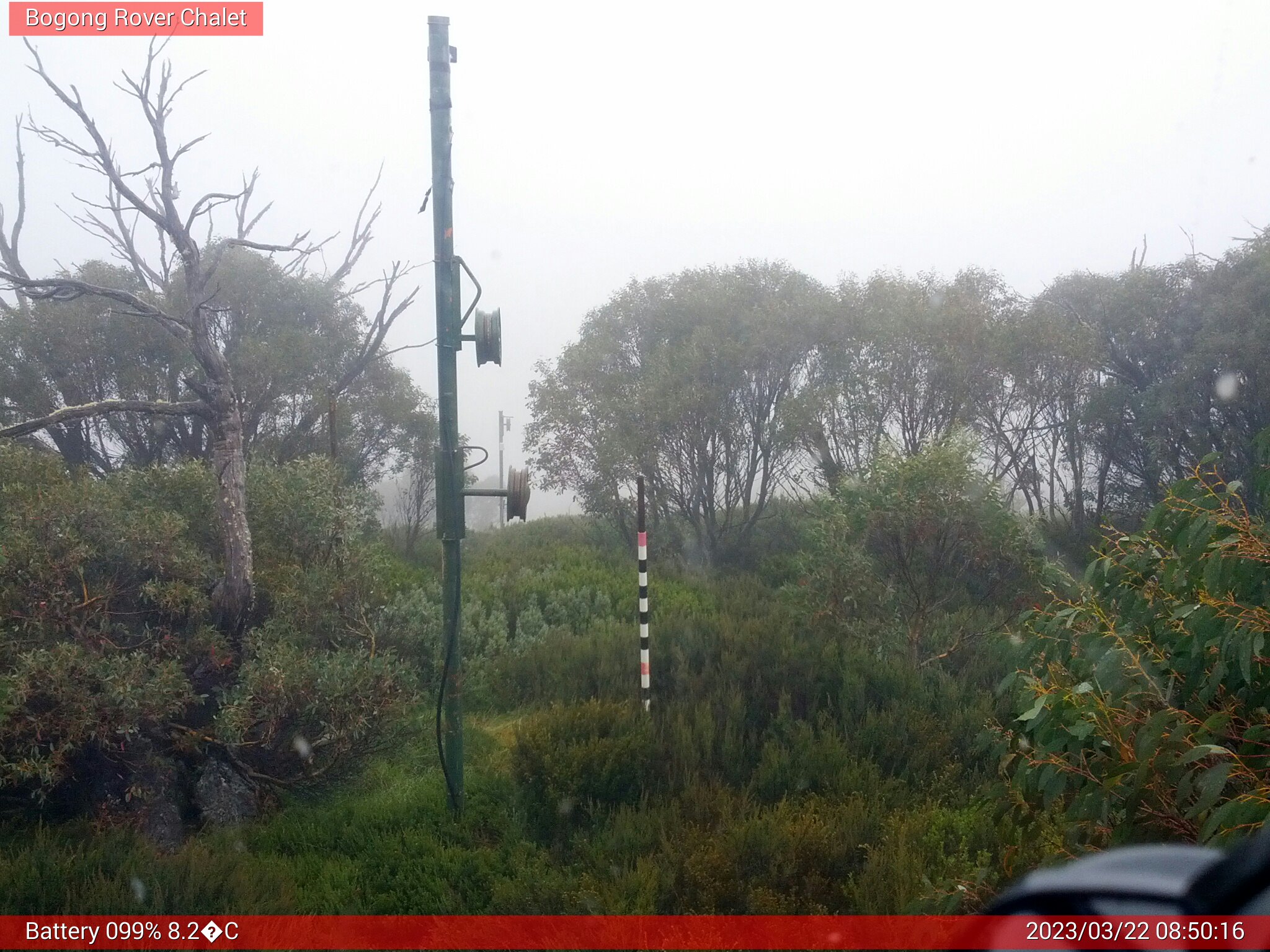 Bogong Web Cam 8:50am Wednesday 22nd of March 2023