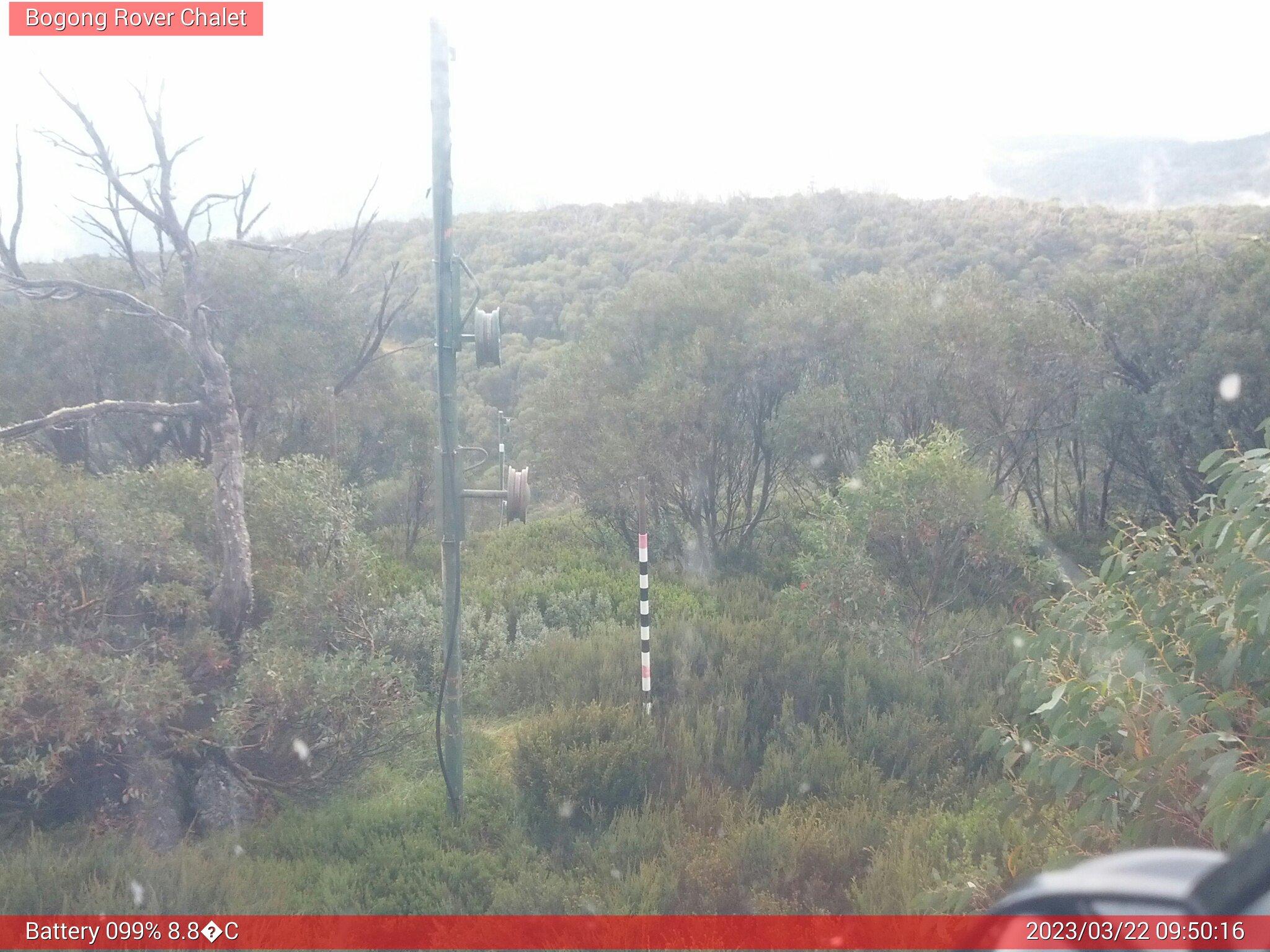 Bogong Web Cam 9:50am Wednesday 22nd of March 2023