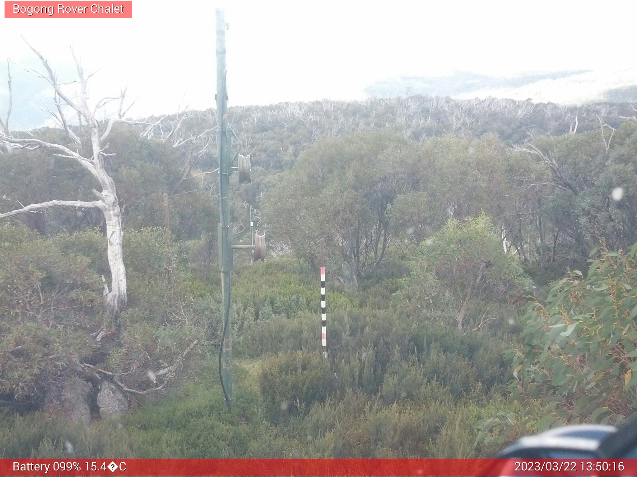 Bogong Web Cam 1:50pm Wednesday 22nd of March 2023