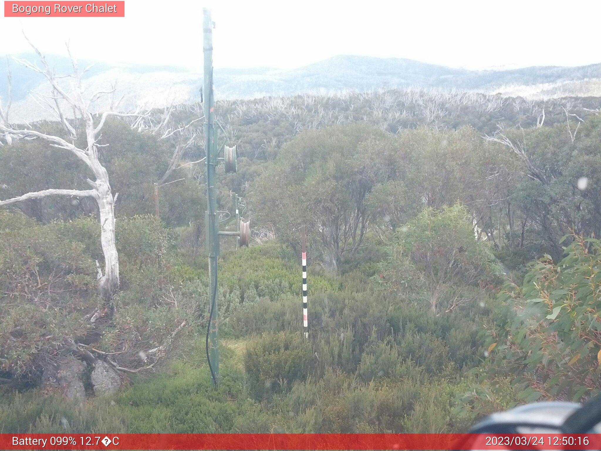 Bogong Web Cam 12:50pm Friday 24th of March 2023