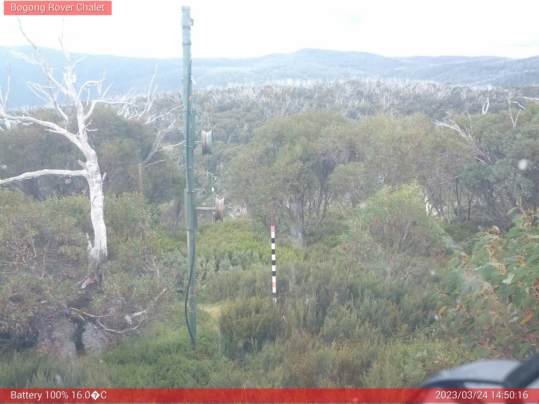 Bogong Web Cam 2:50pm Friday 24th of March 2023