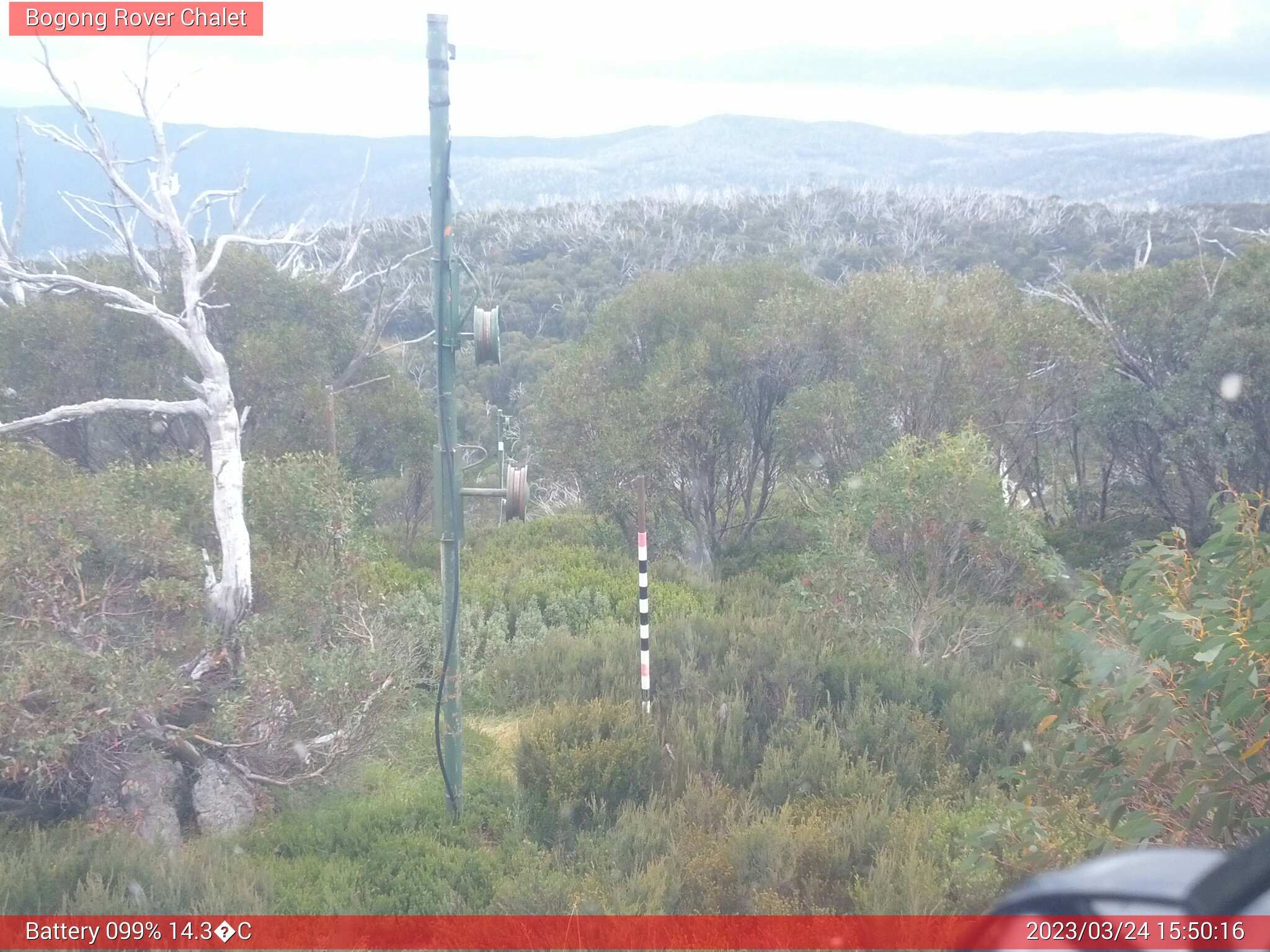 Bogong Web Cam 3:50pm Friday 24th of March 2023