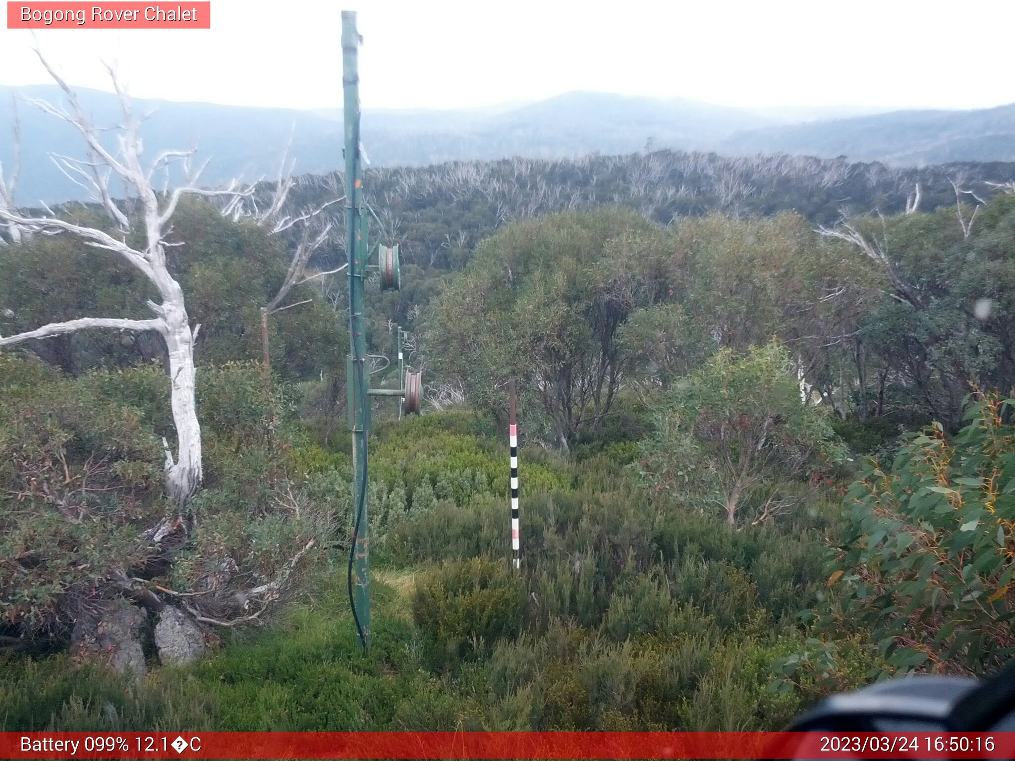 Bogong Web Cam 4:50pm Friday 24th of March 2023