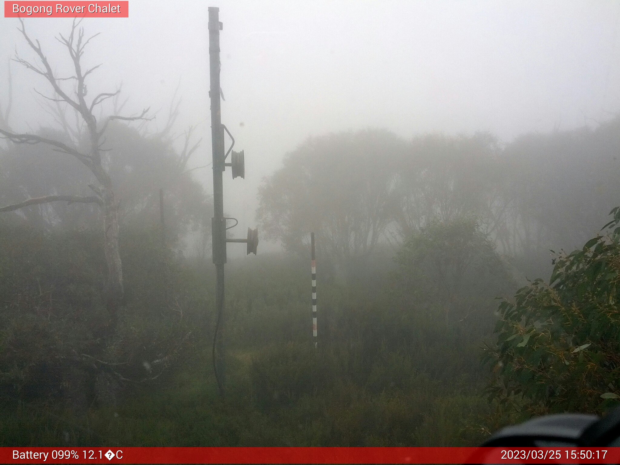 Bogong Web Cam 3:50pm Saturday 25th of March 2023