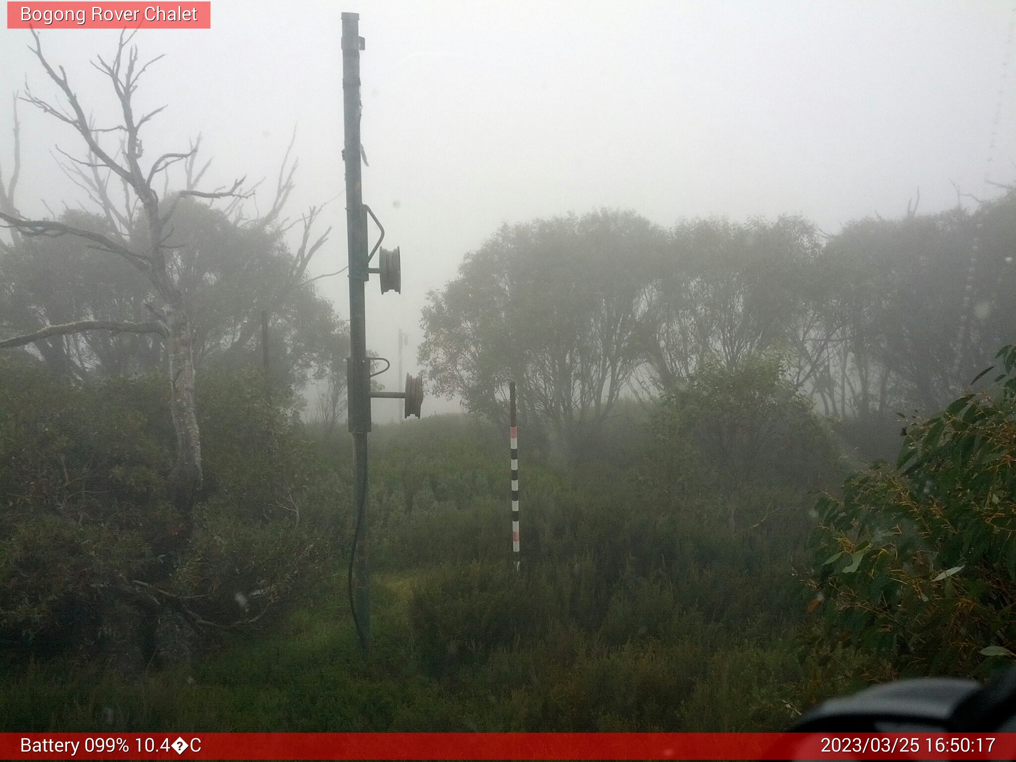 Bogong Web Cam 4:50pm Saturday 25th of March 2023