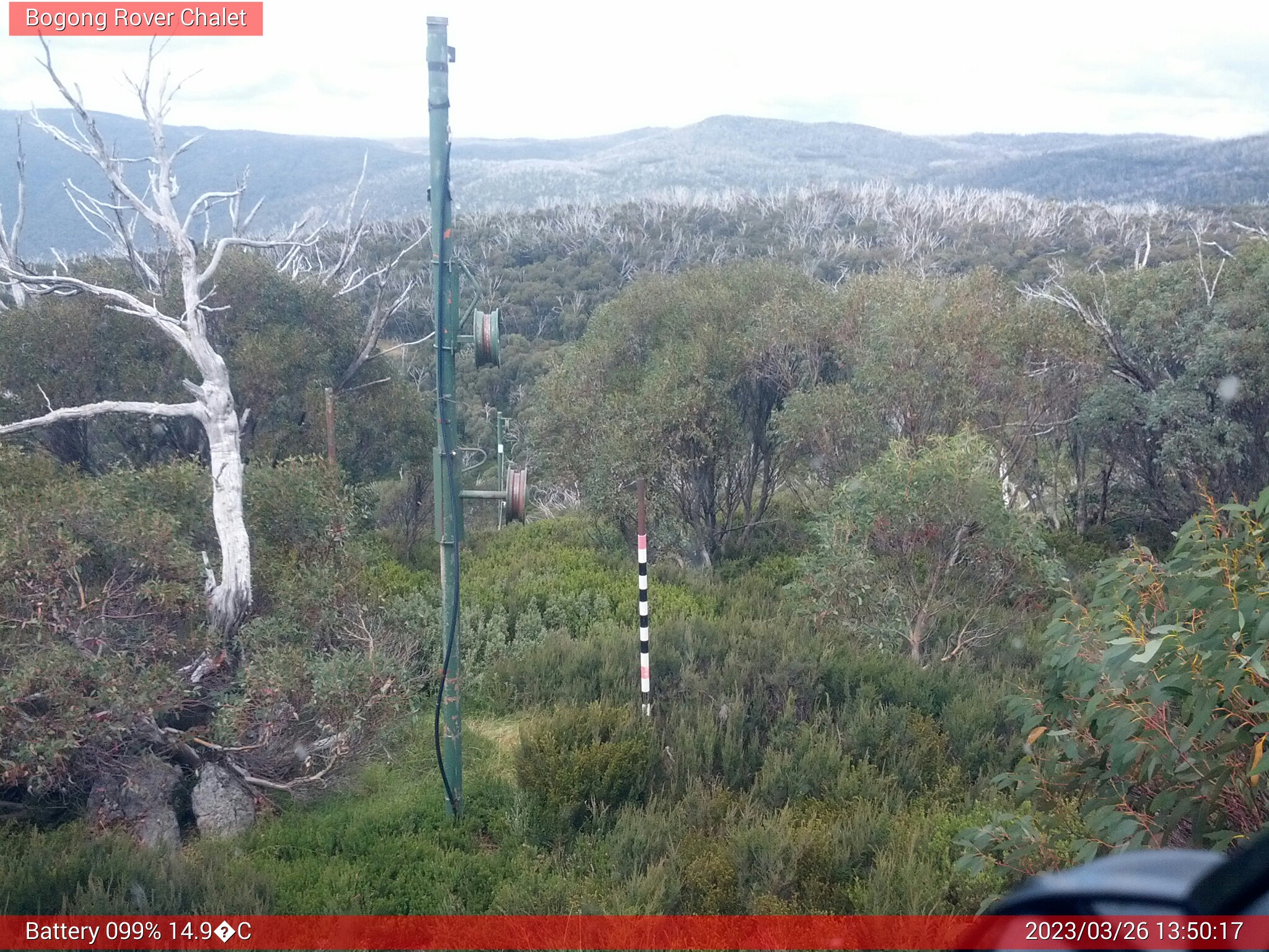 Bogong Web Cam 1:50pm Sunday 26th of March 2023