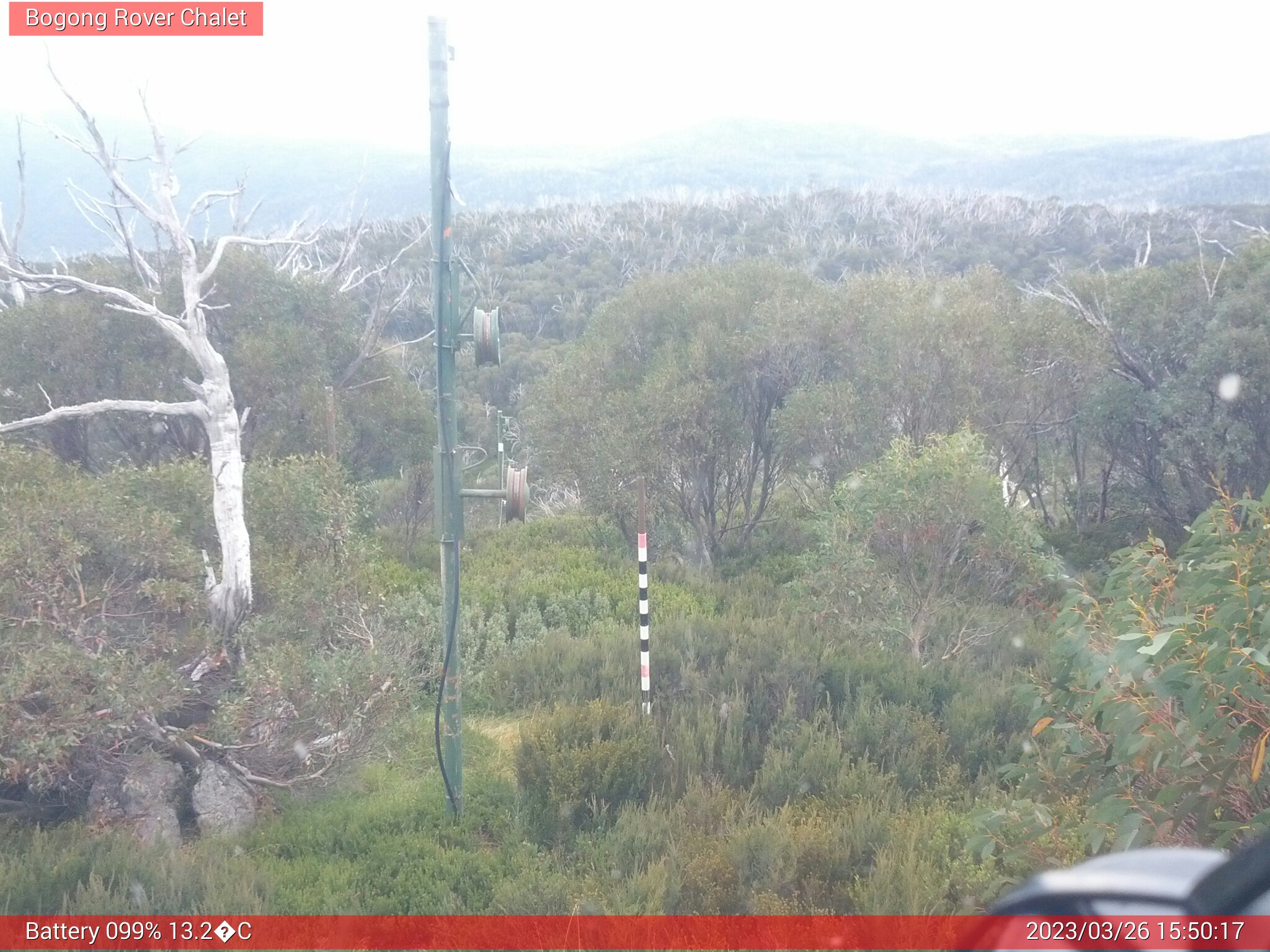 Bogong Web Cam 3:50pm Sunday 26th of March 2023