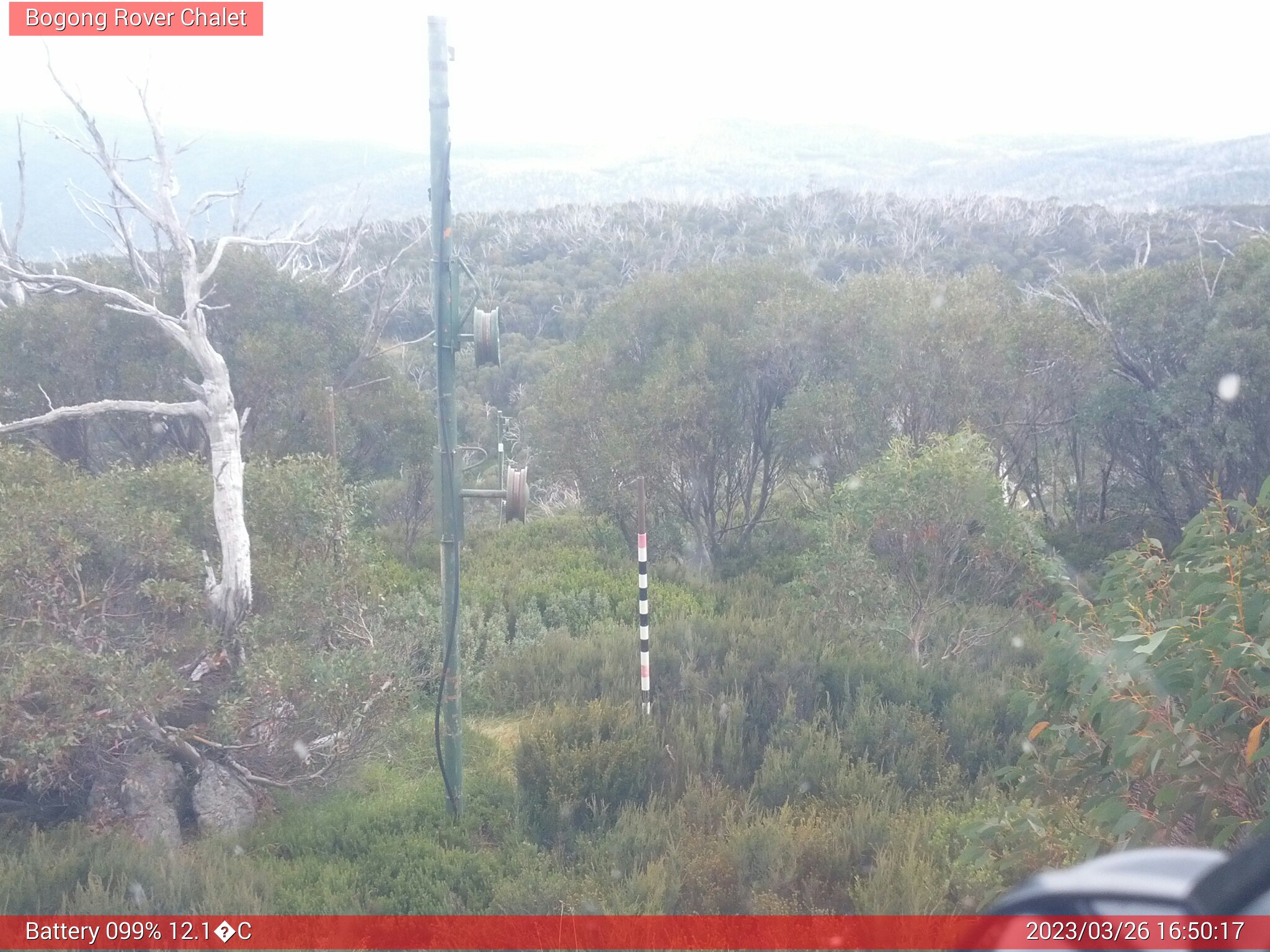 Bogong Web Cam 4:50pm Sunday 26th of March 2023