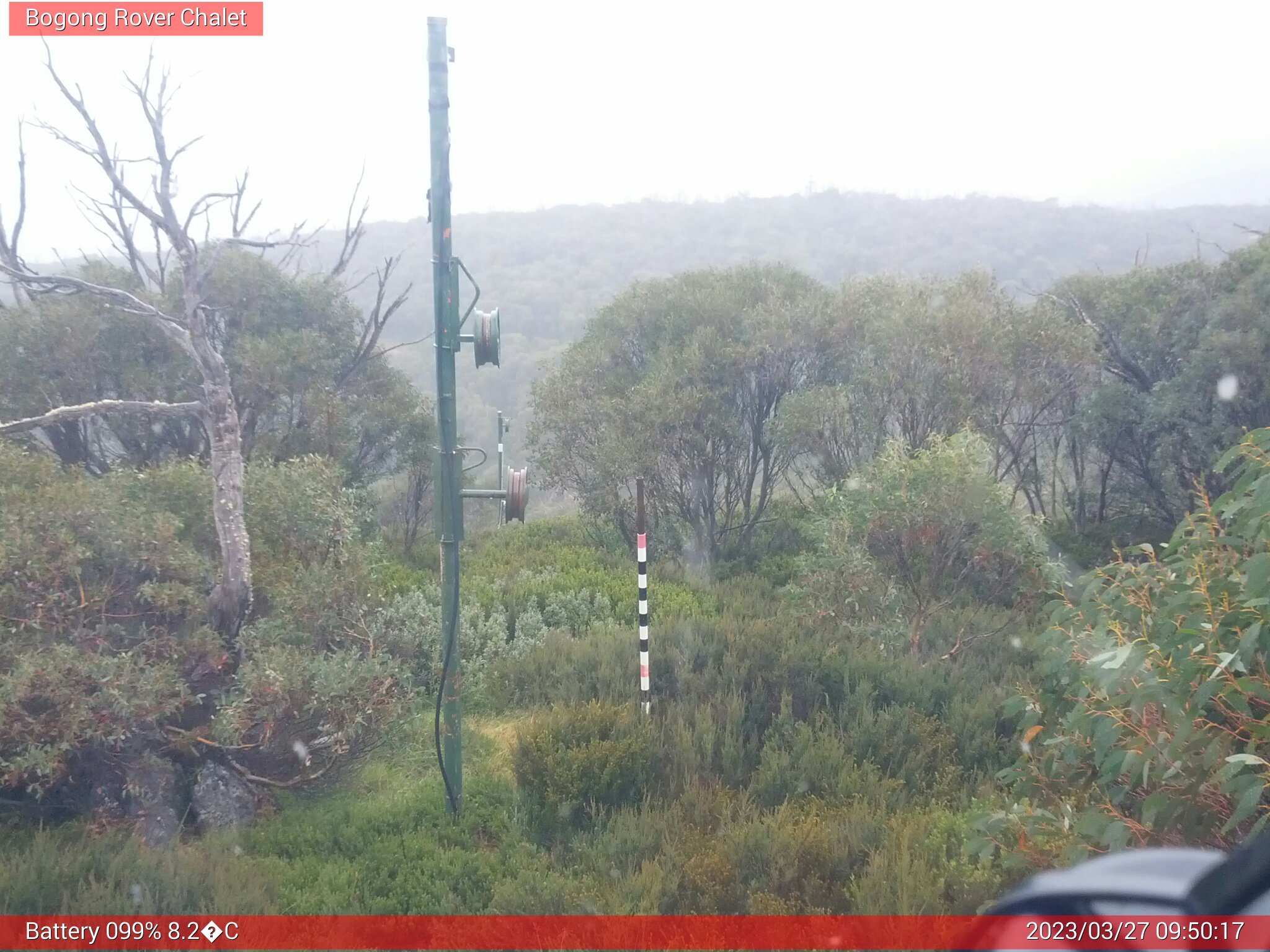 Bogong Web Cam 9:50am Monday 27th of March 2023