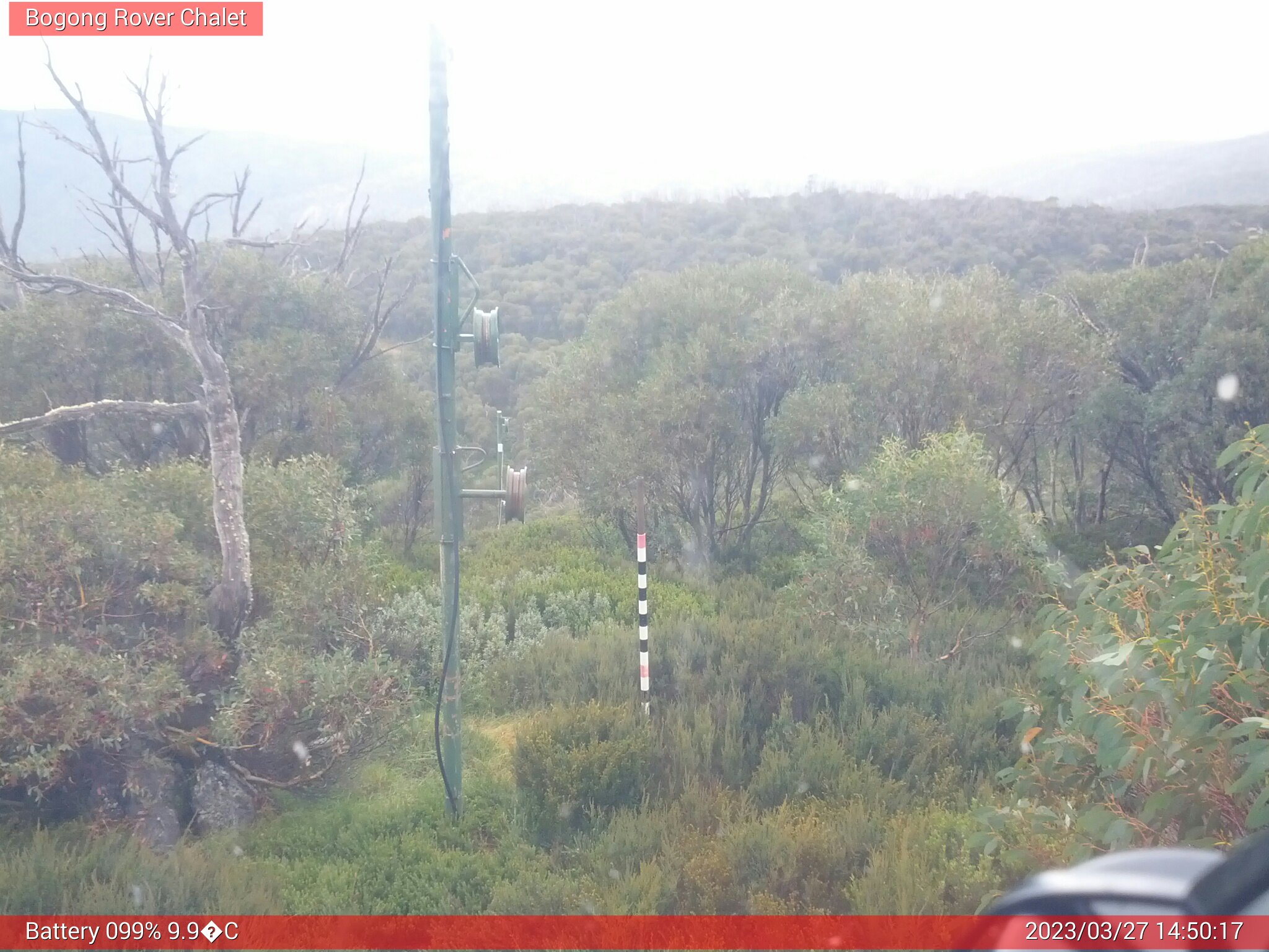 Bogong Web Cam 2:50pm Monday 27th of March 2023