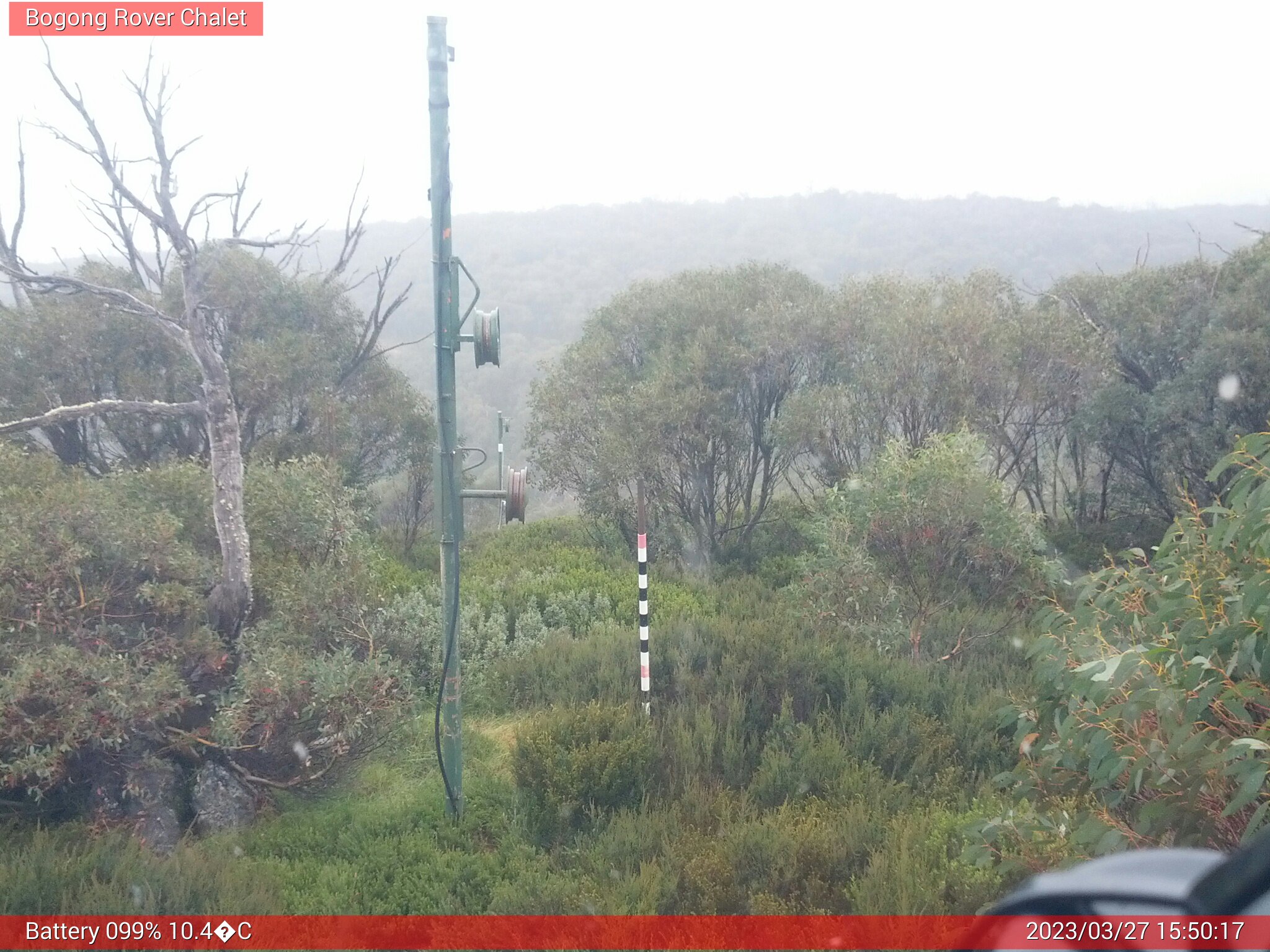 Bogong Web Cam 3:50pm Monday 27th of March 2023