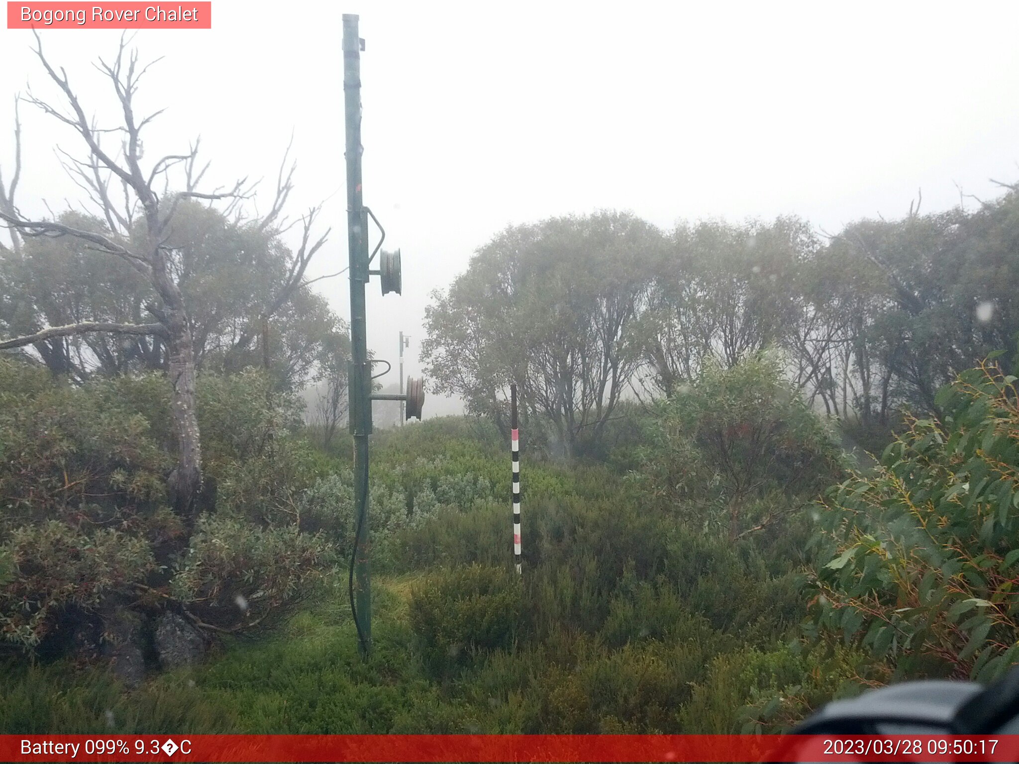 Bogong Web Cam 9:50am Tuesday 28th of March 2023