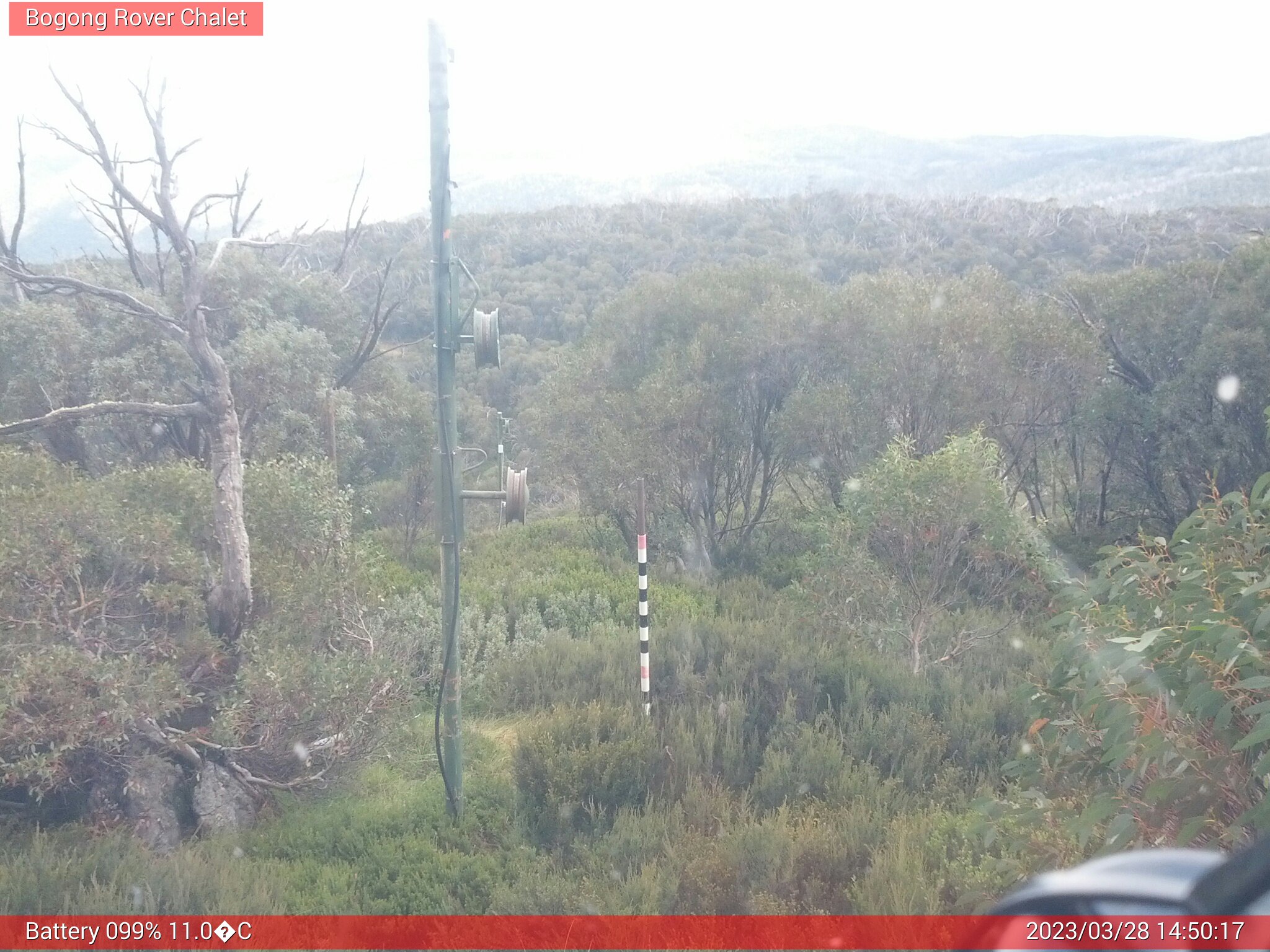 Bogong Web Cam 2:50pm Tuesday 28th of March 2023