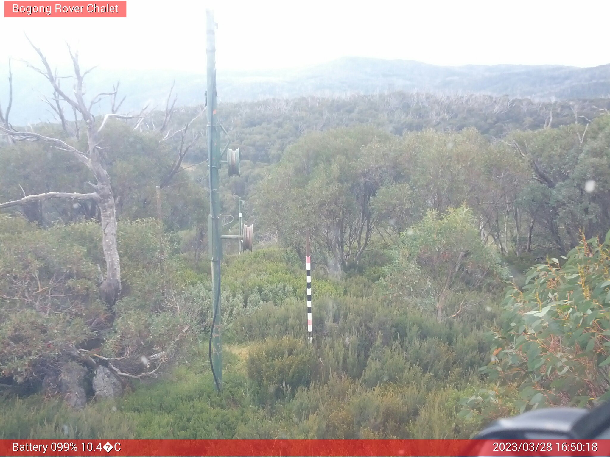 Bogong Web Cam 4:50pm Tuesday 28th of March 2023