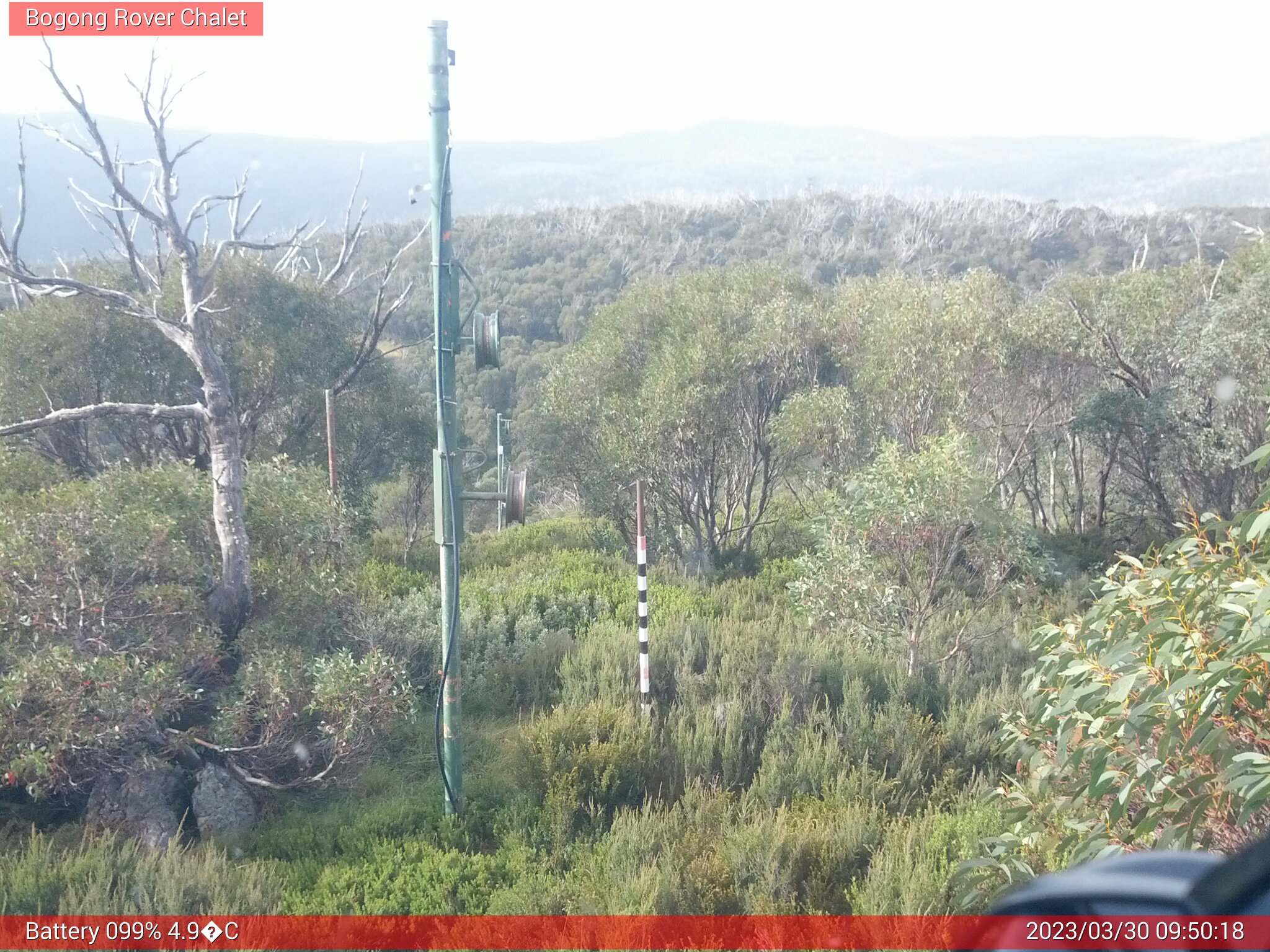 Bogong Web Cam 9:50am Thursday 30th of March 2023