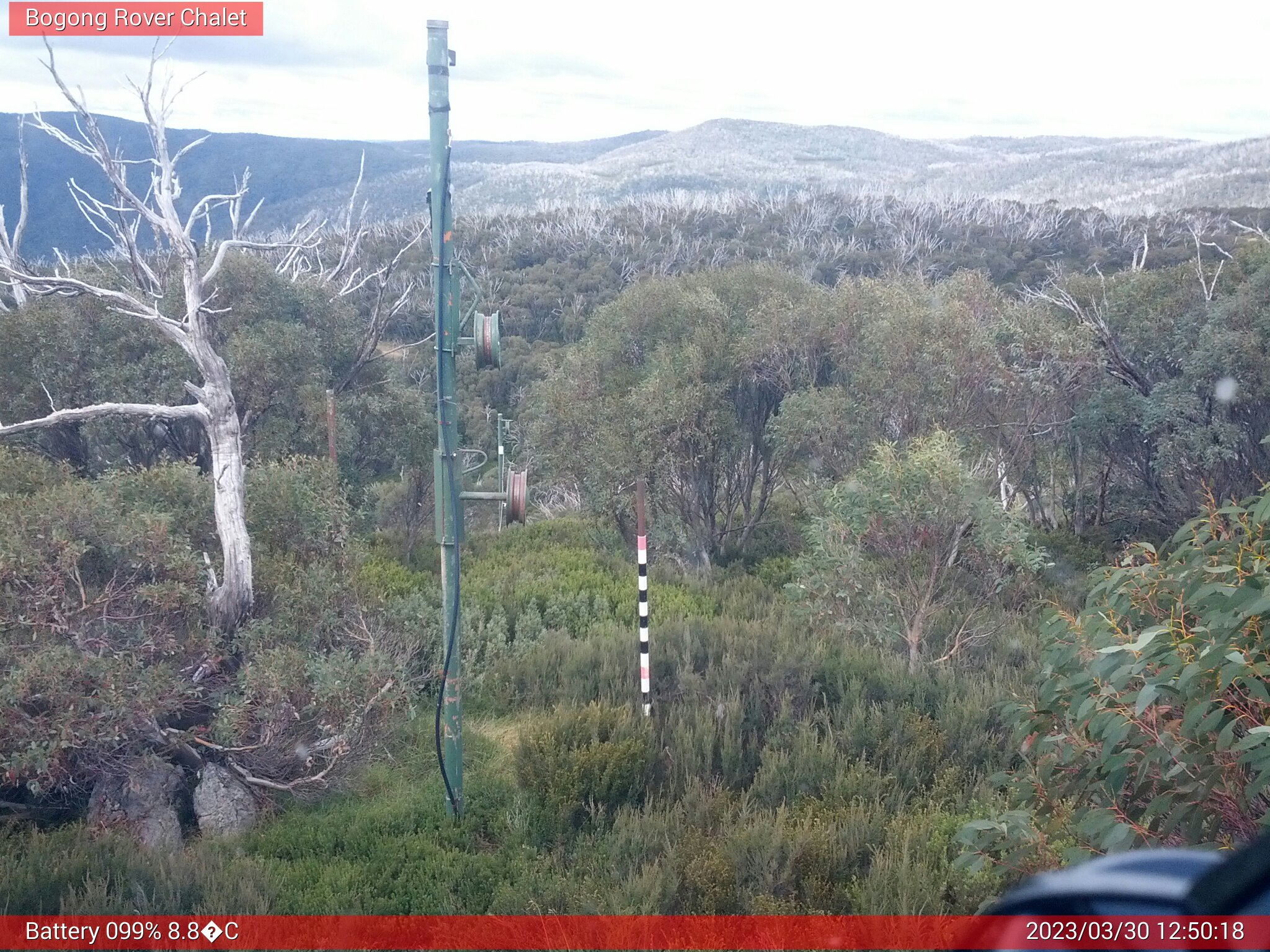 Bogong Web Cam 12:50pm Thursday 30th of March 2023