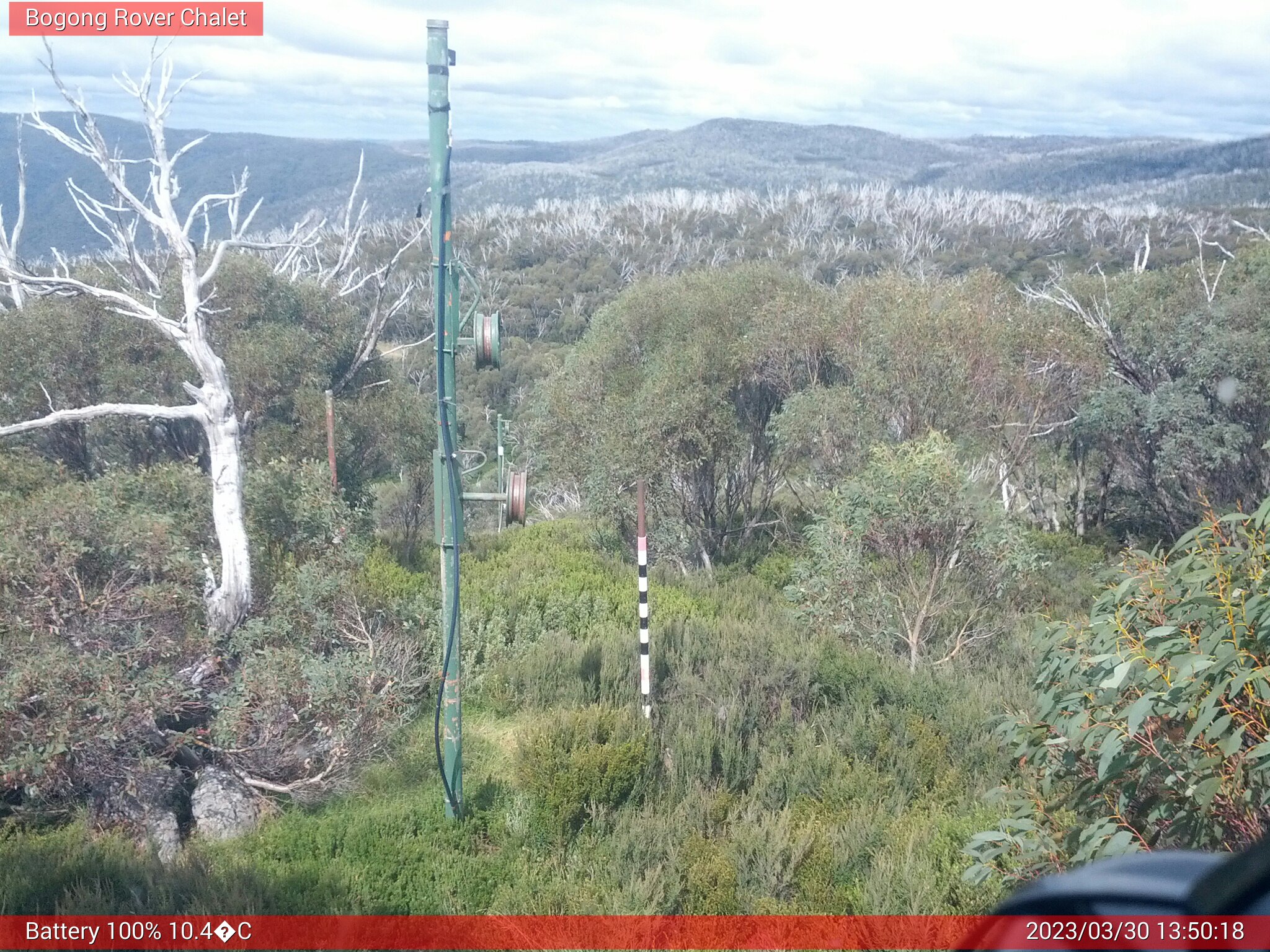 Bogong Web Cam 1:50pm Thursday 30th of March 2023