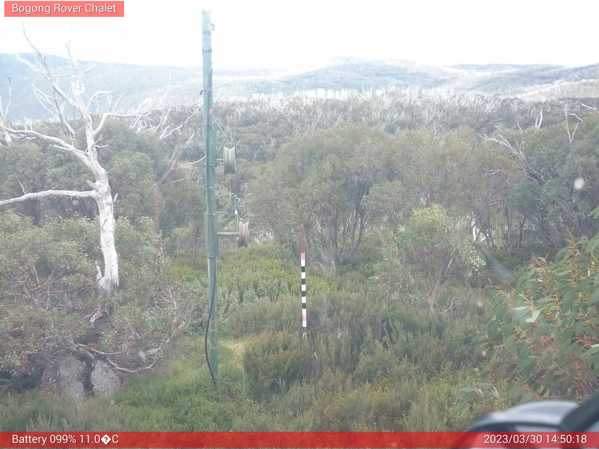 Bogong Web Cam 2:50pm Thursday 30th of March 2023