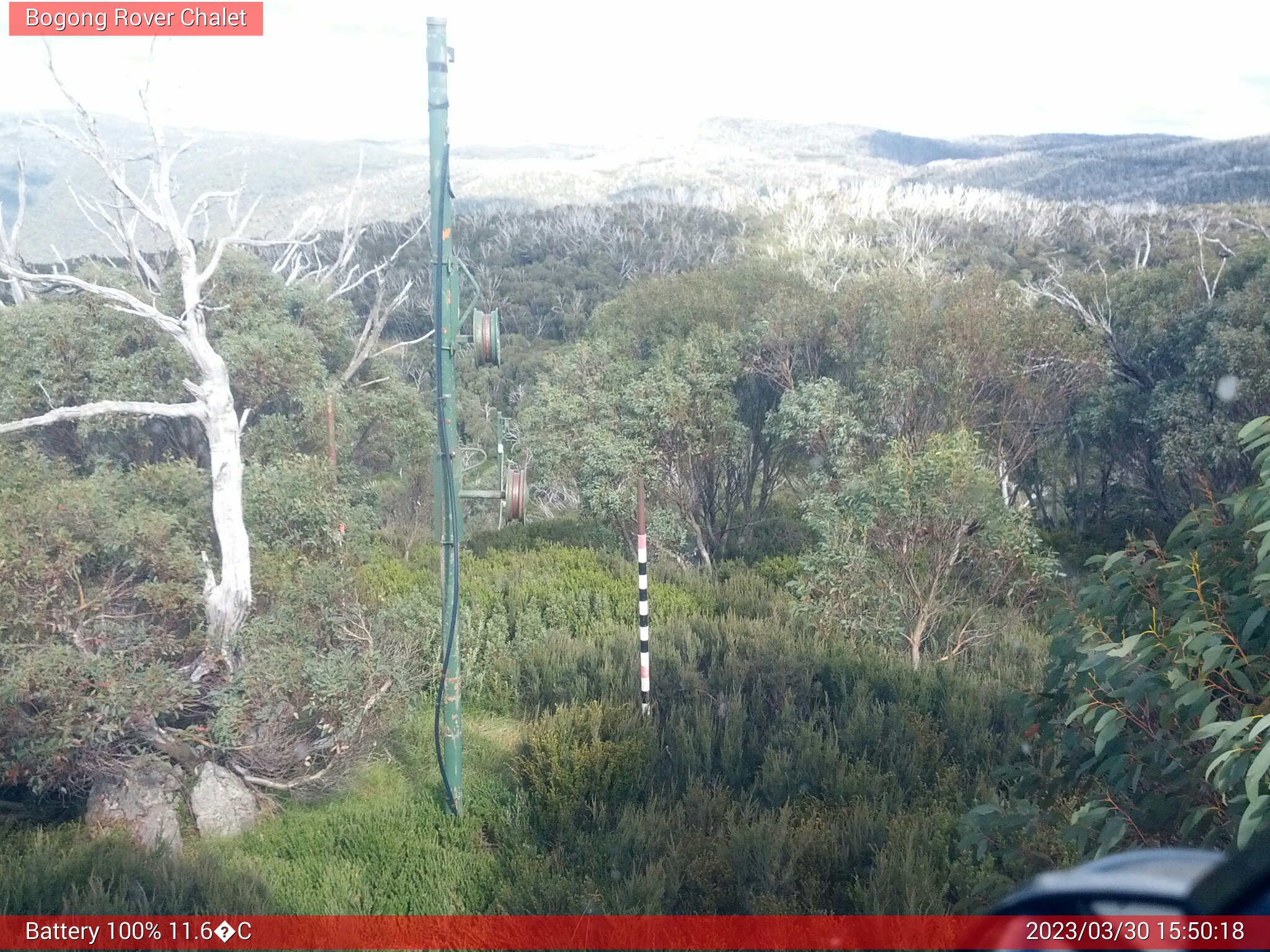 Bogong Web Cam 3:50pm Thursday 30th of March 2023