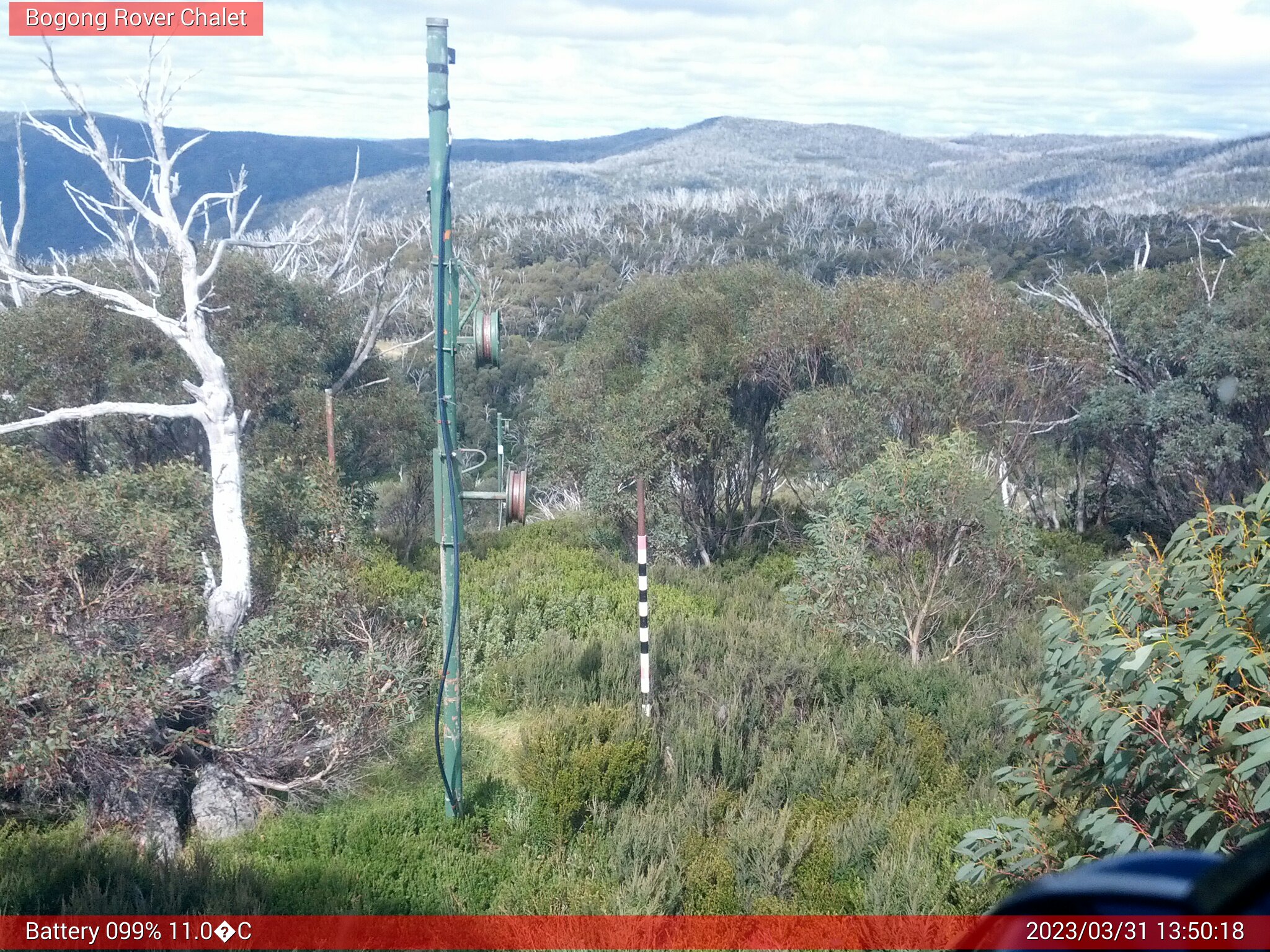 Bogong Web Cam 1:50pm Friday 31st of March 2023