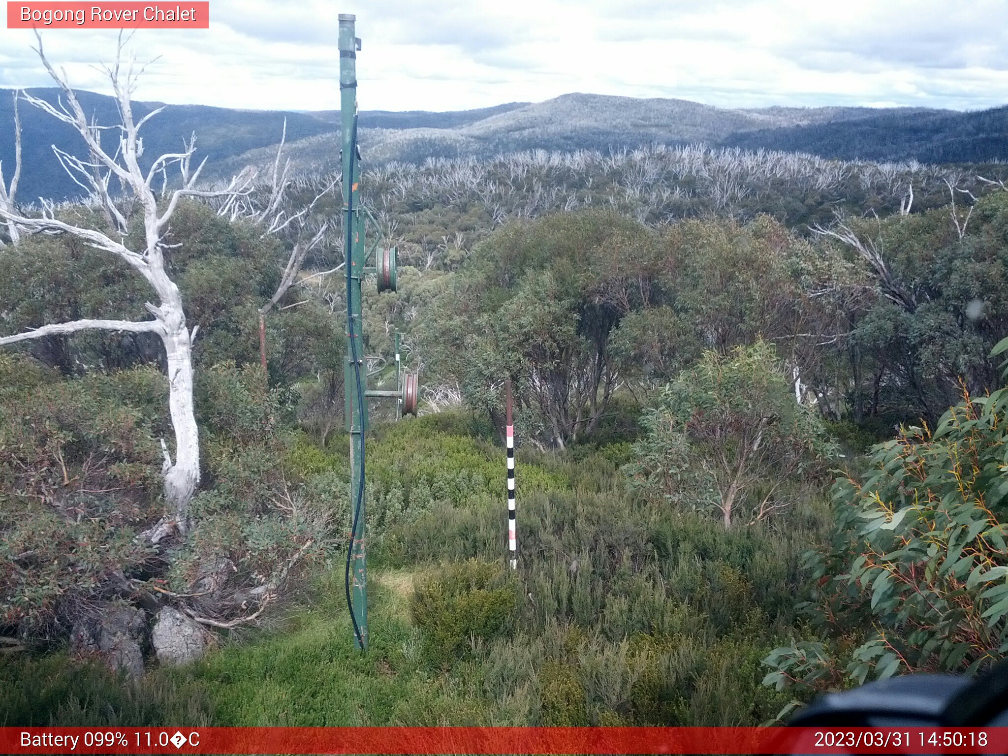 Bogong Web Cam 2:50pm Friday 31st of March 2023