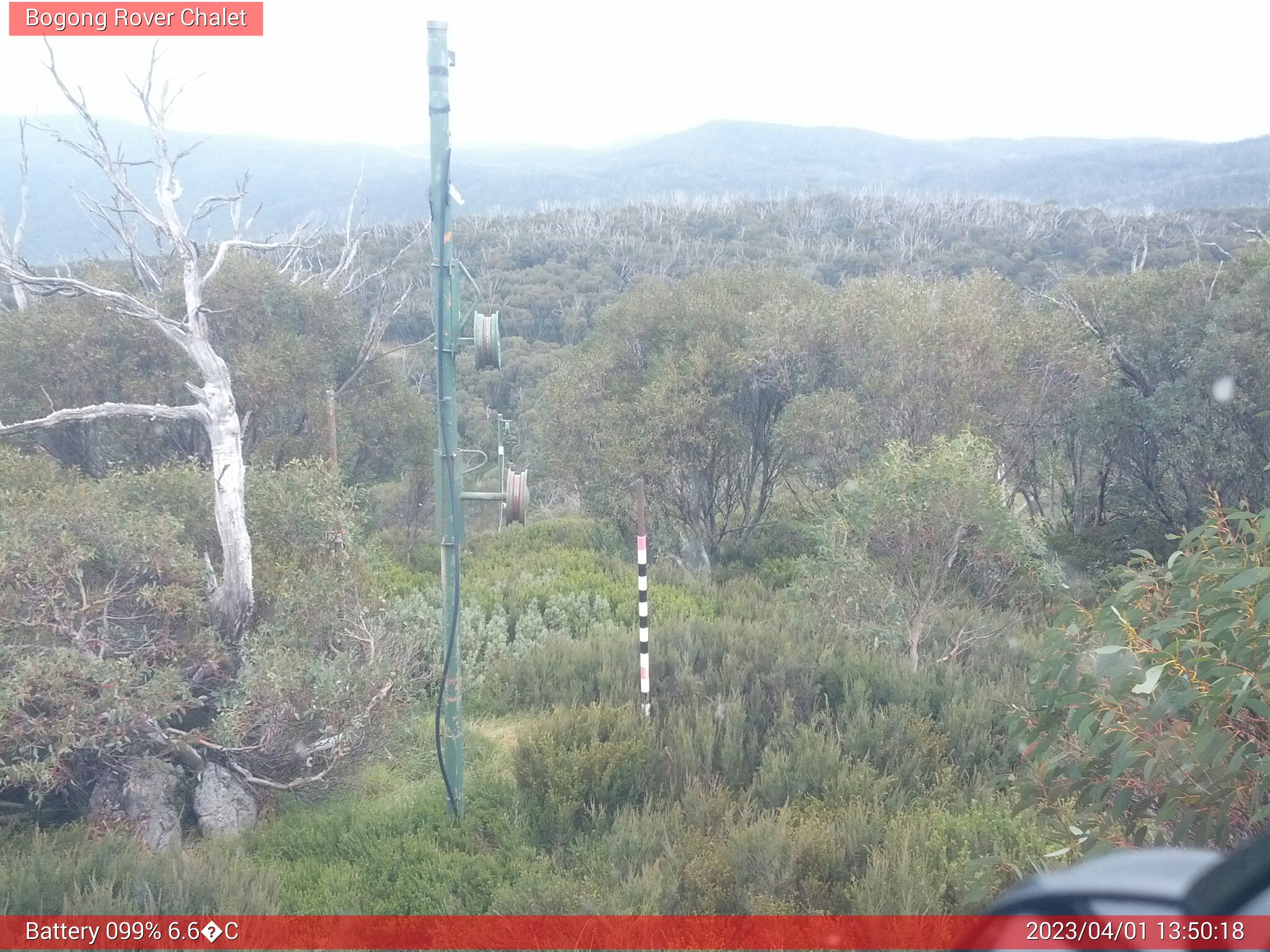 Bogong Web Cam 1:50pm Saturday 1st of April 2023