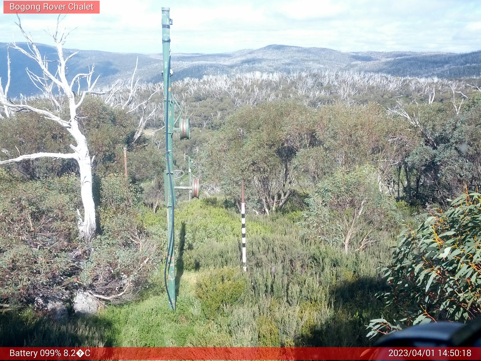 Bogong Web Cam 2:50pm Saturday 1st of April 2023