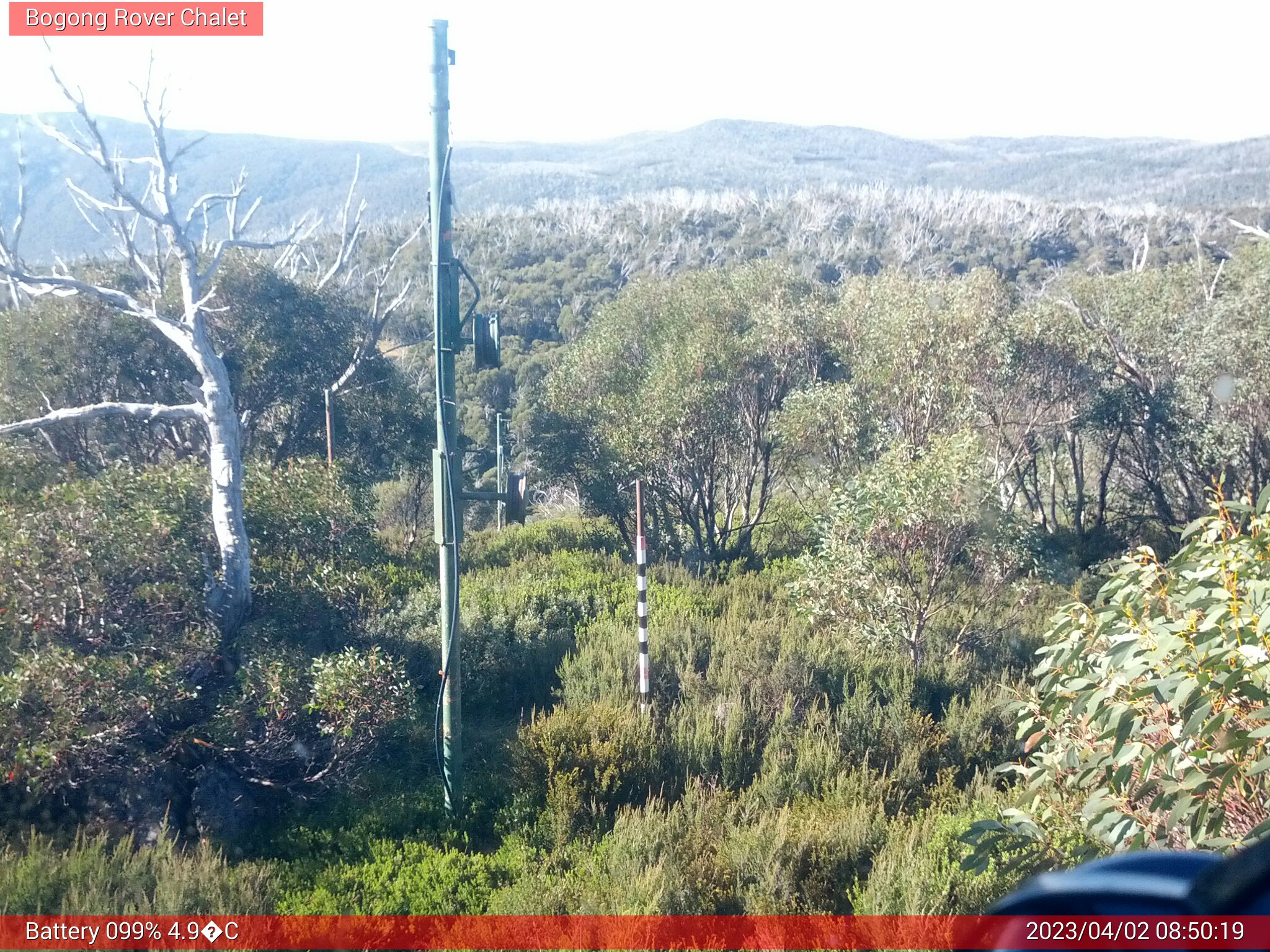 Bogong Web Cam 8:50am Sunday 2nd of April 2023