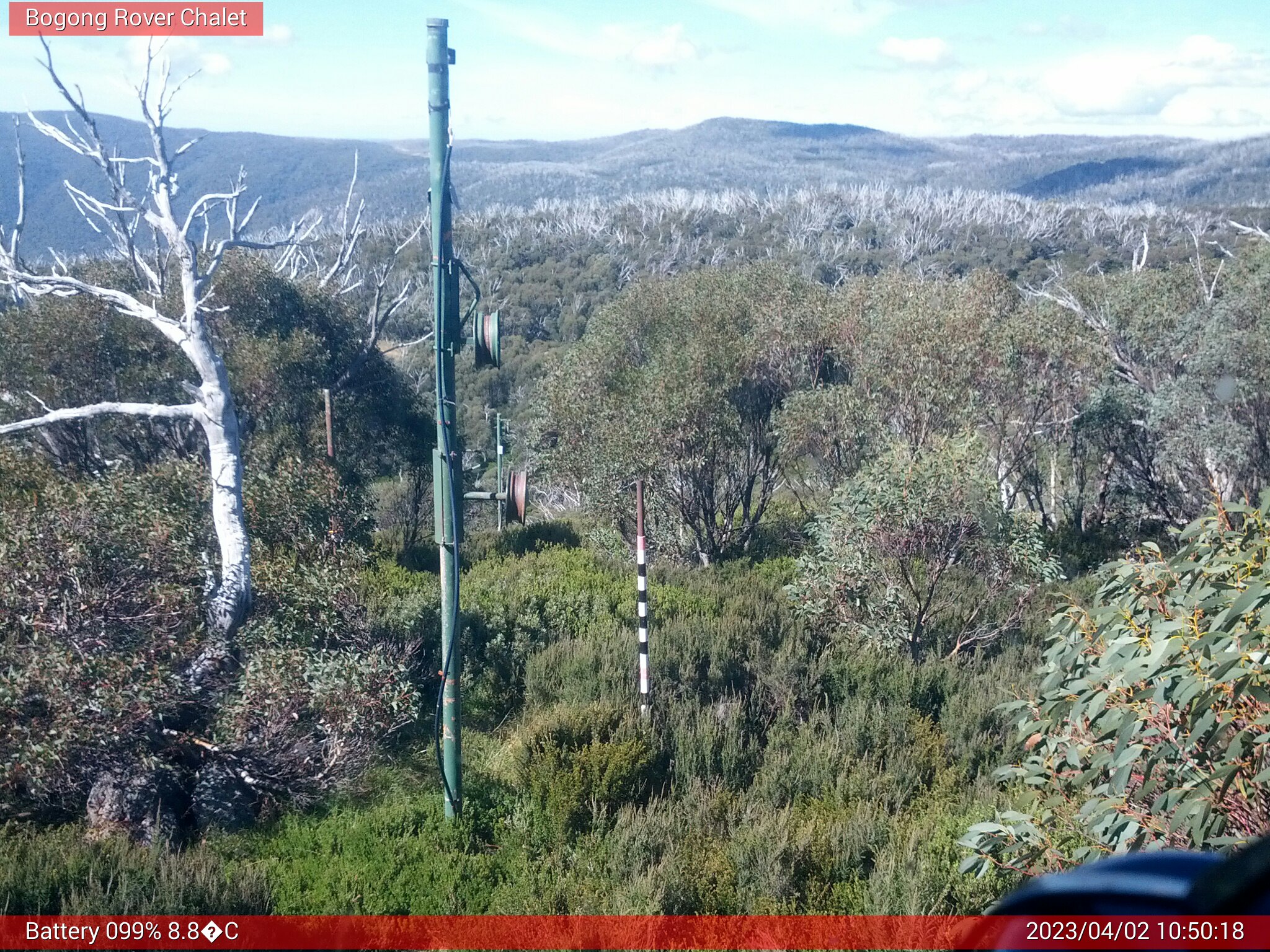 Bogong Web Cam 10:50am Sunday 2nd of April 2023