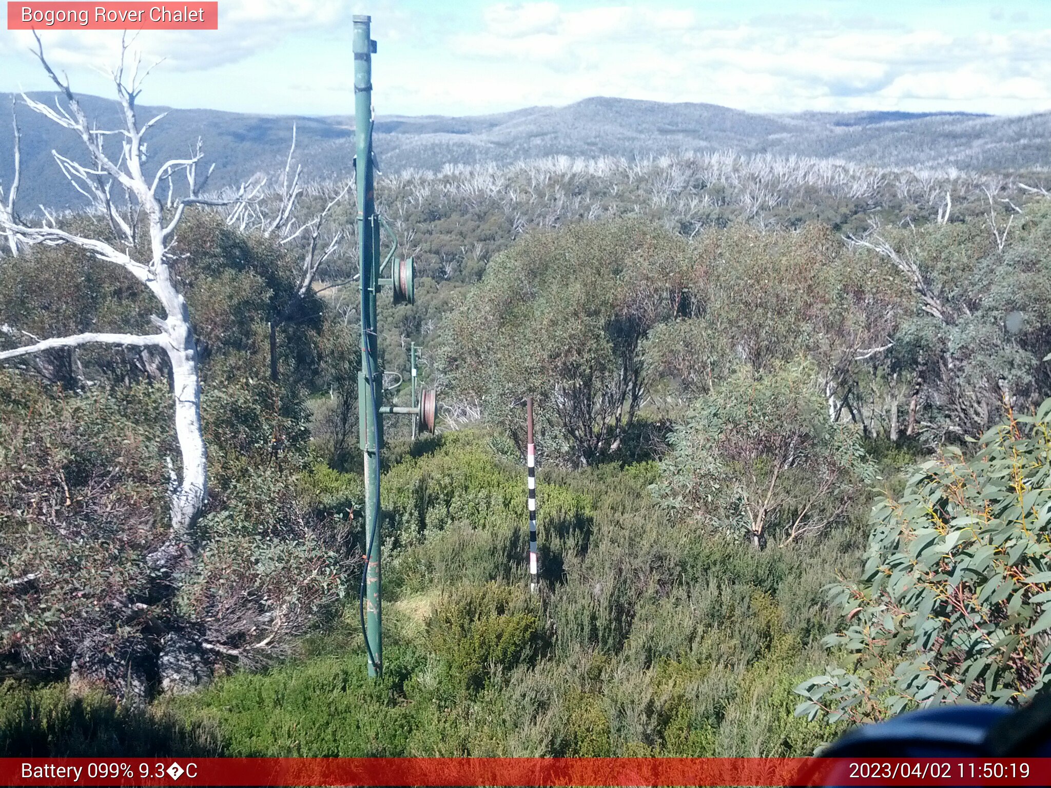 Bogong Web Cam 11:50am Sunday 2nd of April 2023