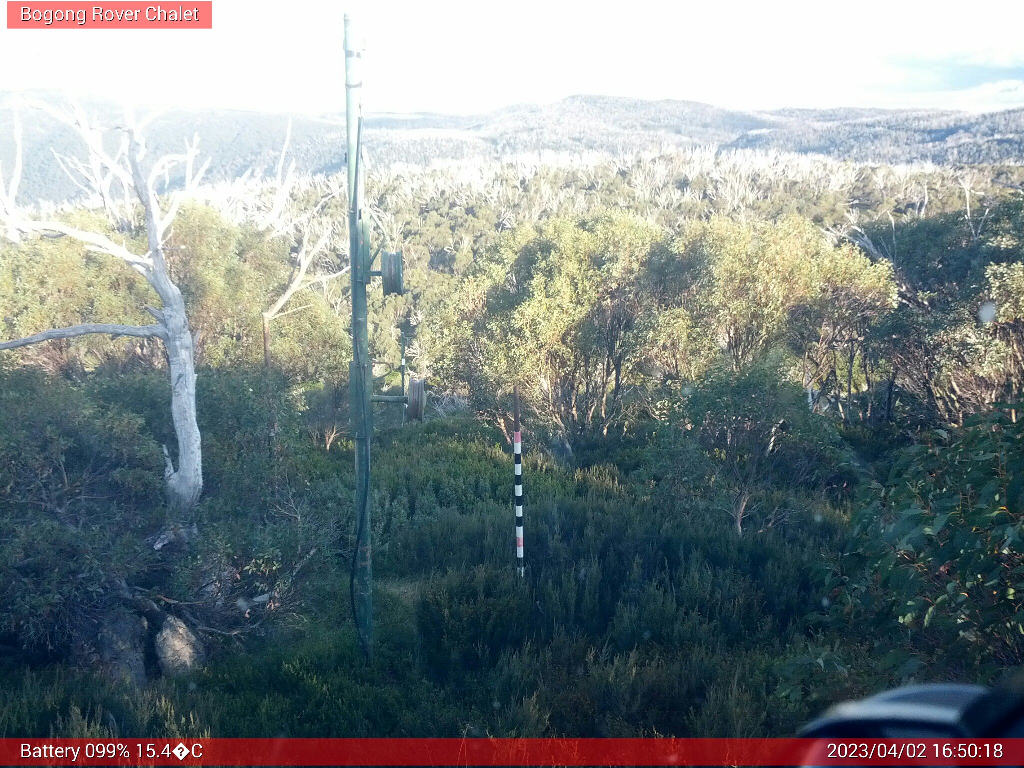 Bogong Web Cam 4:50pm Sunday 2nd of April 2023