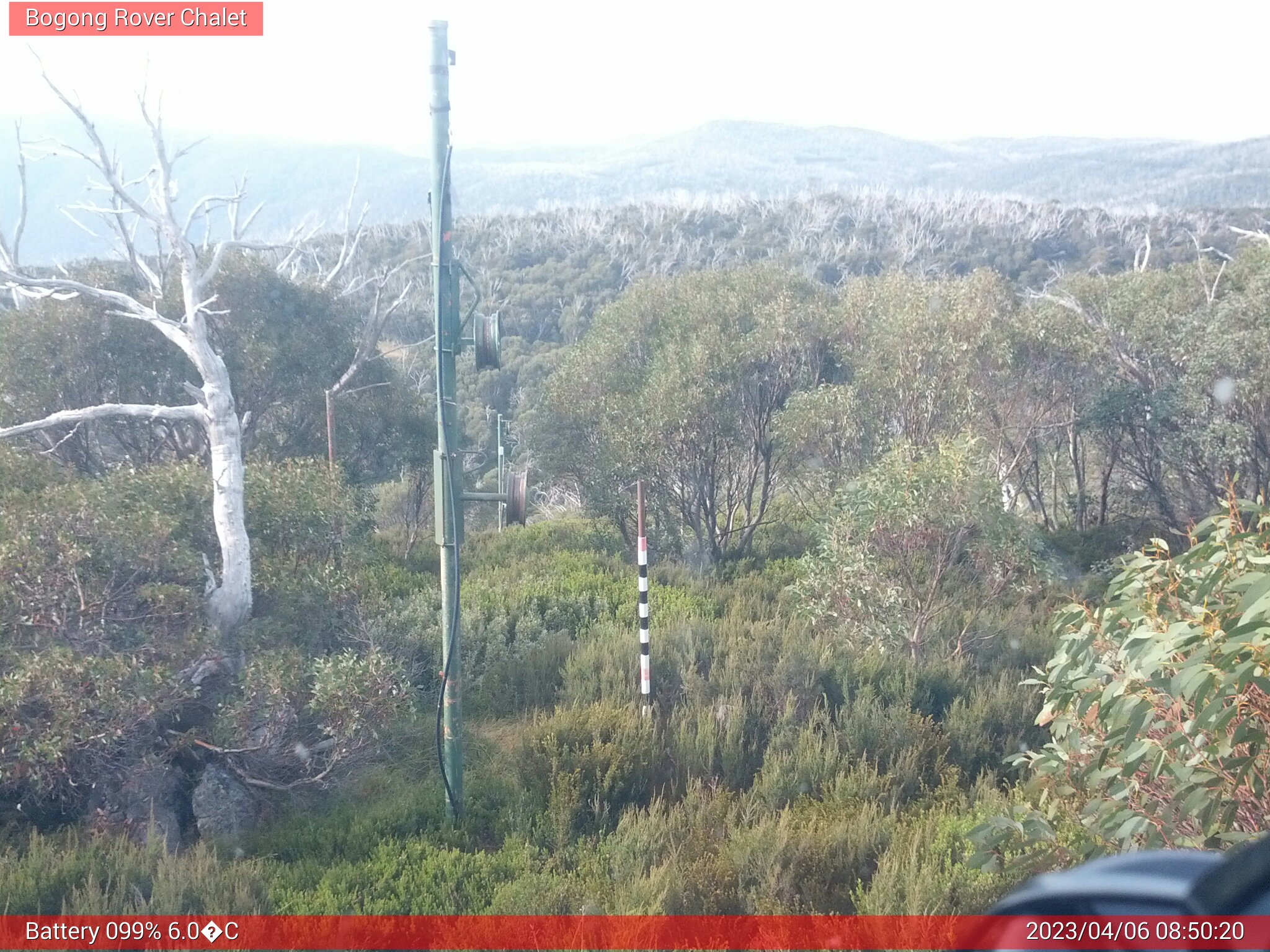 Bogong Web Cam 8:50am Thursday 6th of April 2023