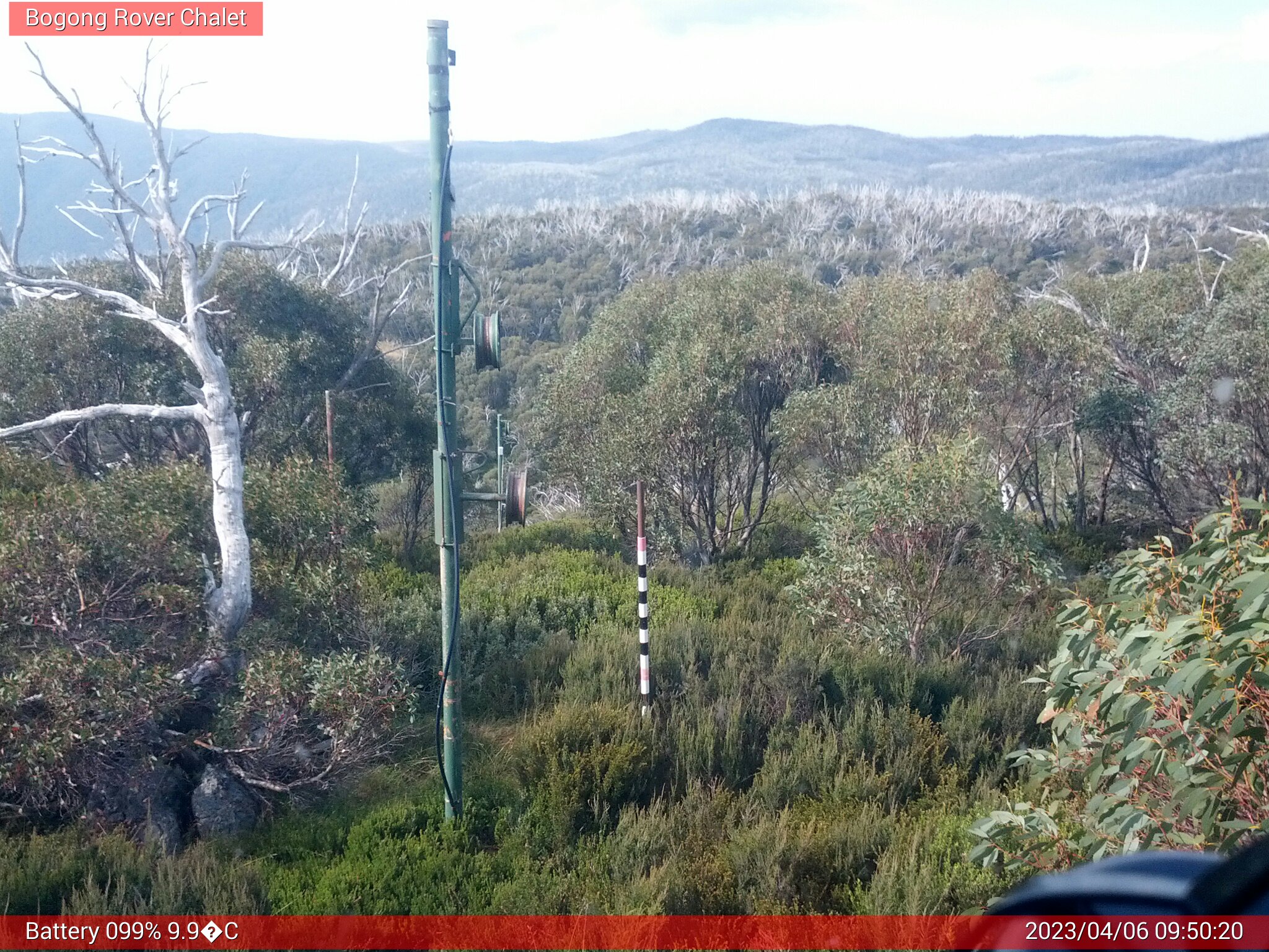 Bogong Web Cam 9:50am Thursday 6th of April 2023