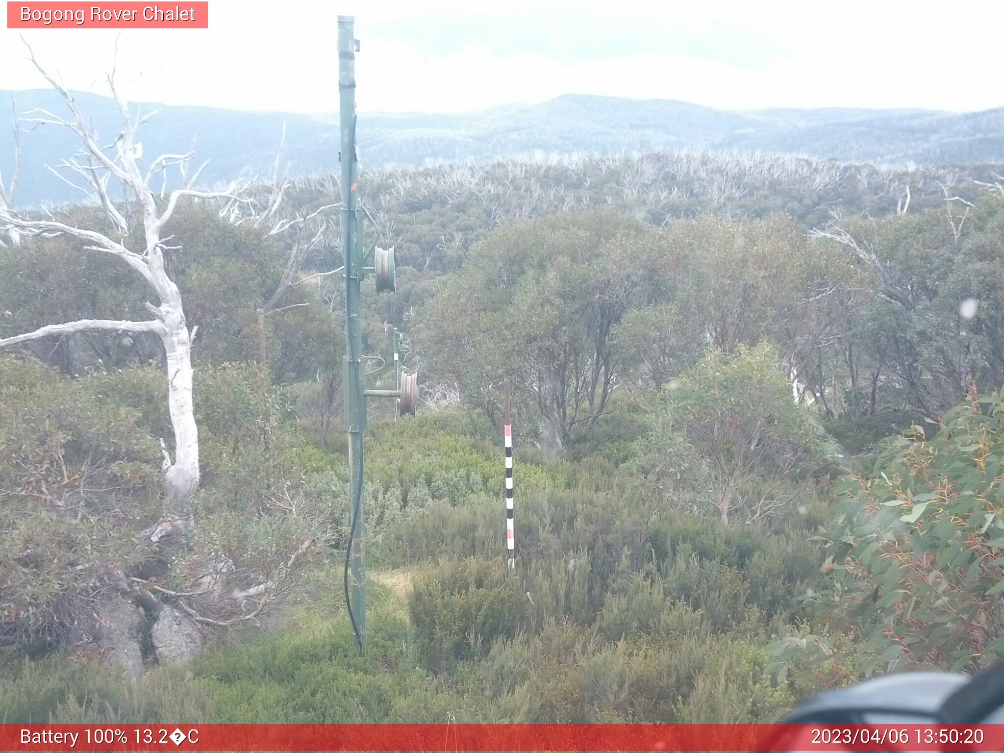 Bogong Web Cam 1:50pm Thursday 6th of April 2023