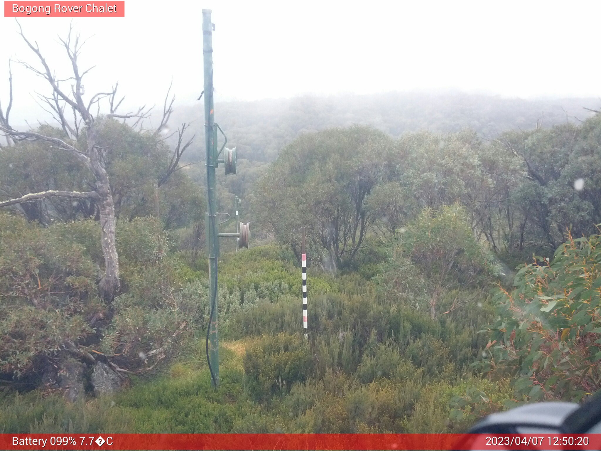 Bogong Web Cam 12:50pm Friday 7th of April 2023