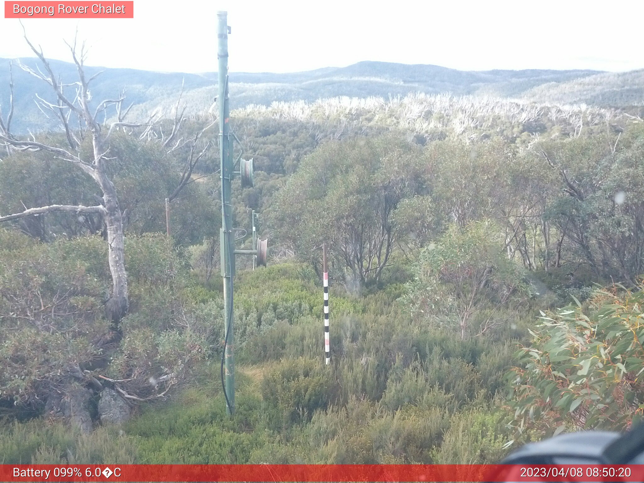 Bogong Web Cam 8:50am Saturday 8th of April 2023