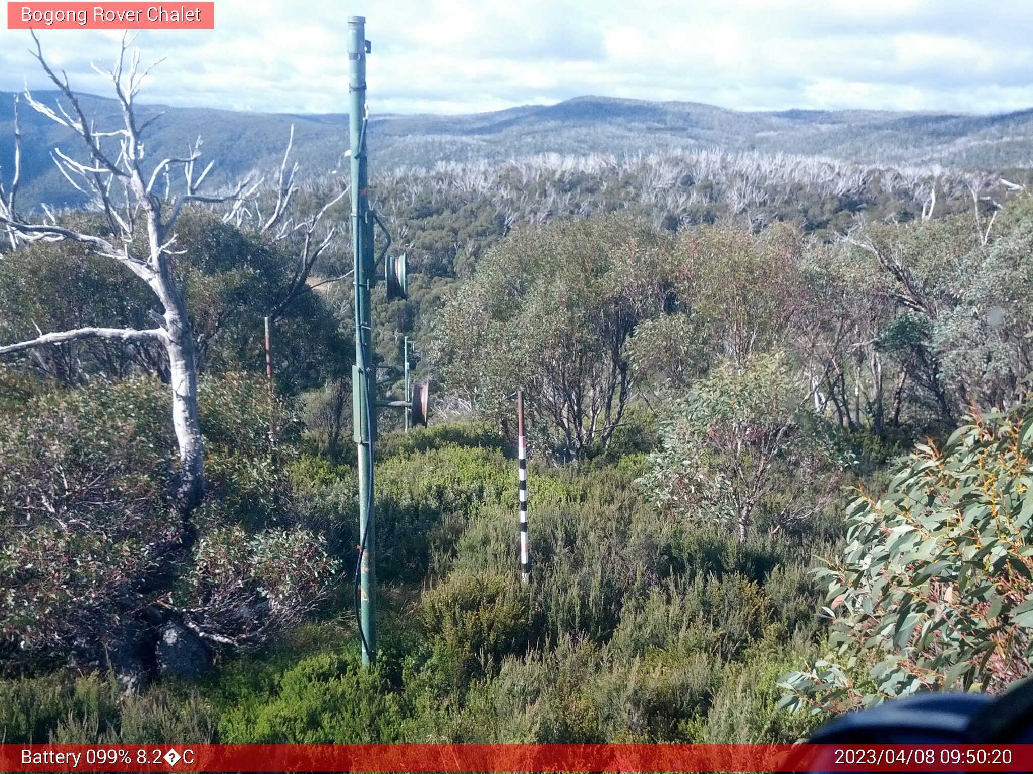 Bogong Web Cam 9:50am Saturday 8th of April 2023