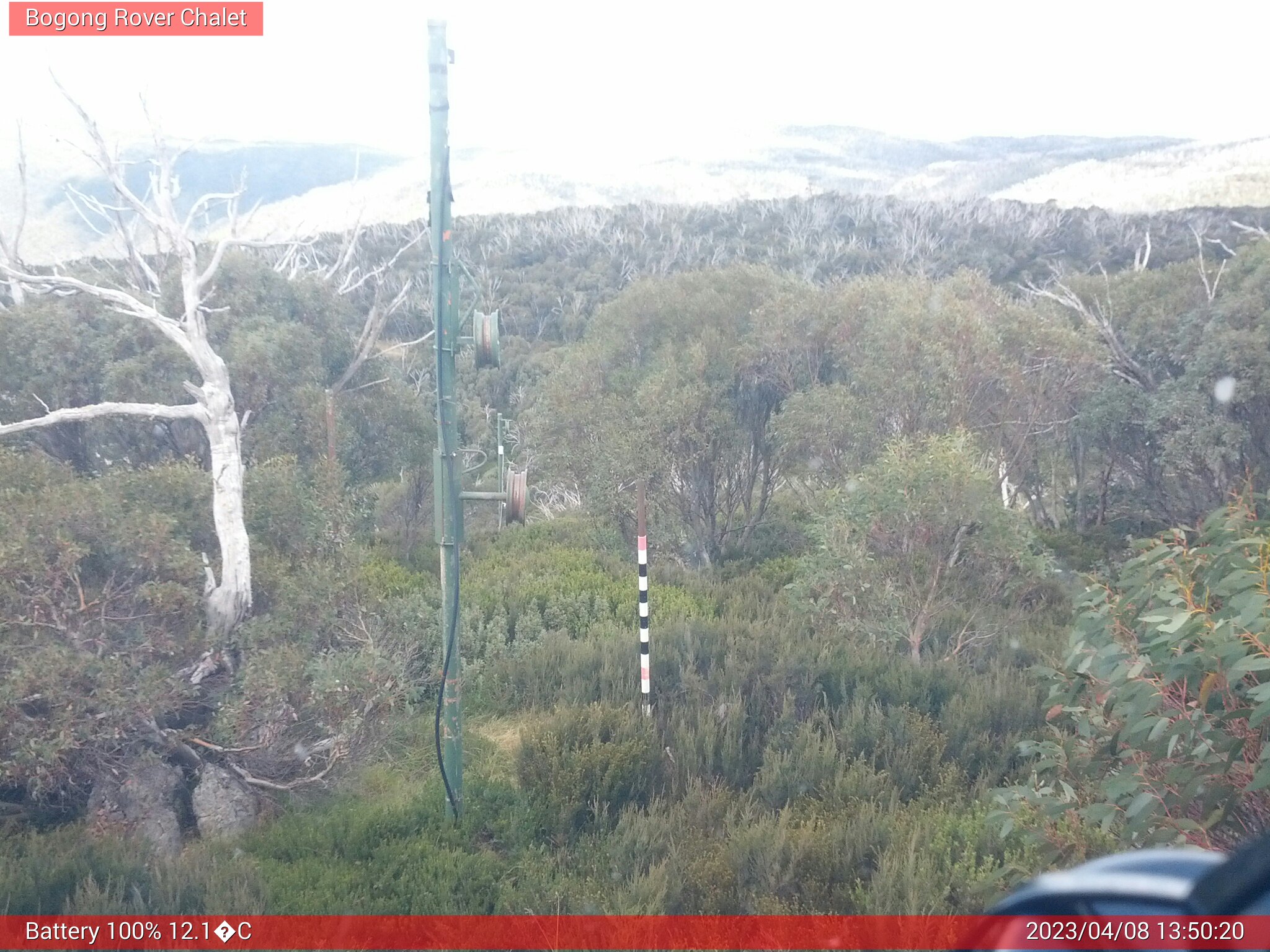 Bogong Web Cam 1:50pm Saturday 8th of April 2023